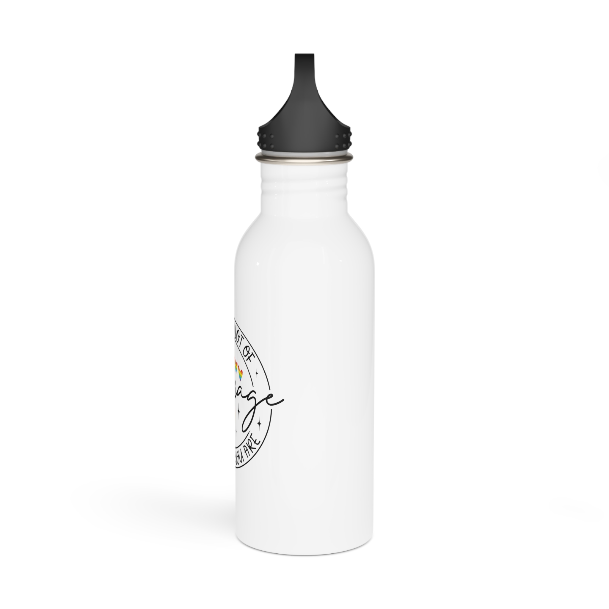 It Takes Lot Be Who You Are Gourage Stainless Steel Water Bottle - Image 4