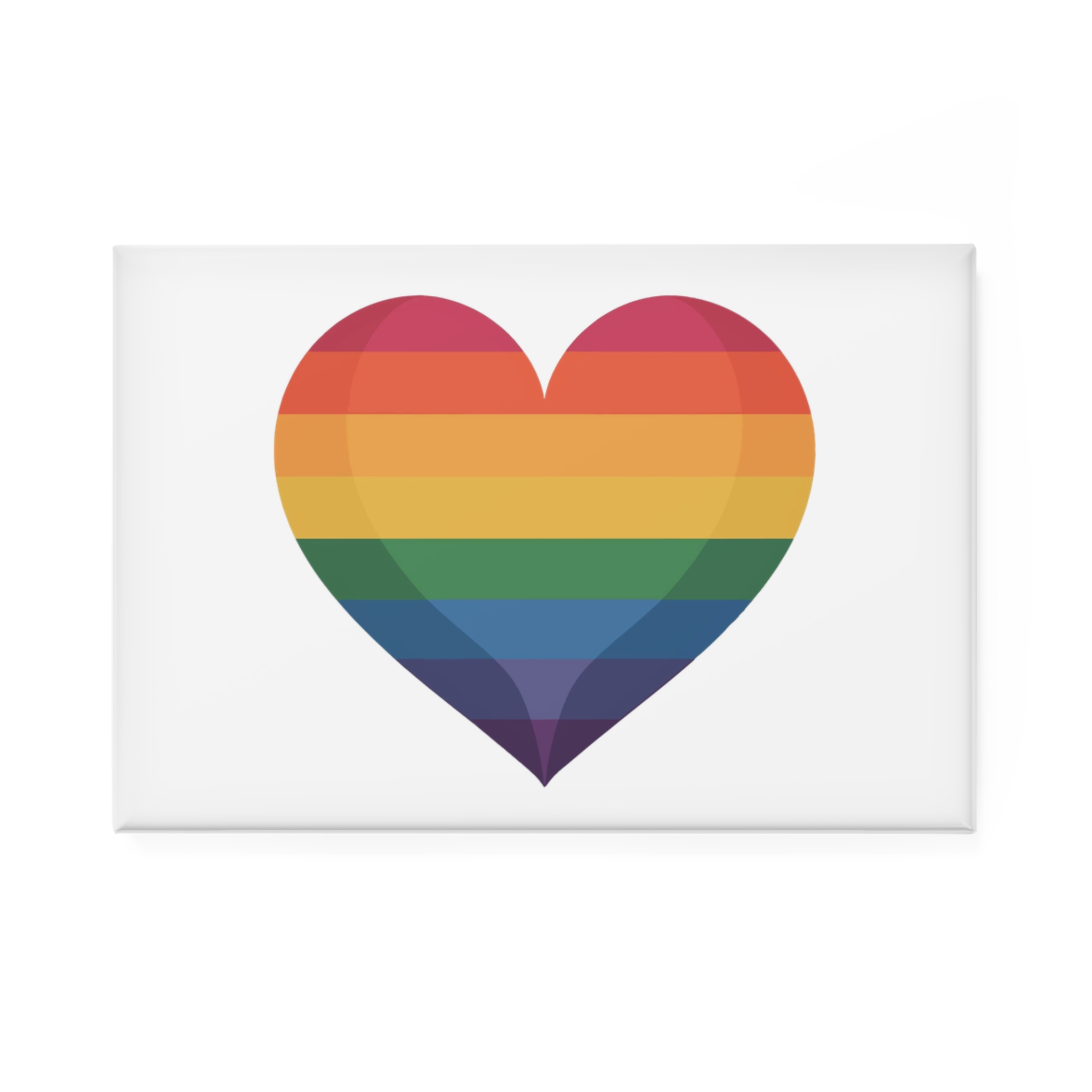Happy Valentines Day Celebrate Love Romance With Special Gifts Button Magnet Rectangle 1 And 10 Pcs - Image 5