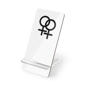 Double Female Symbol Mobile Display Stand For Smartphones