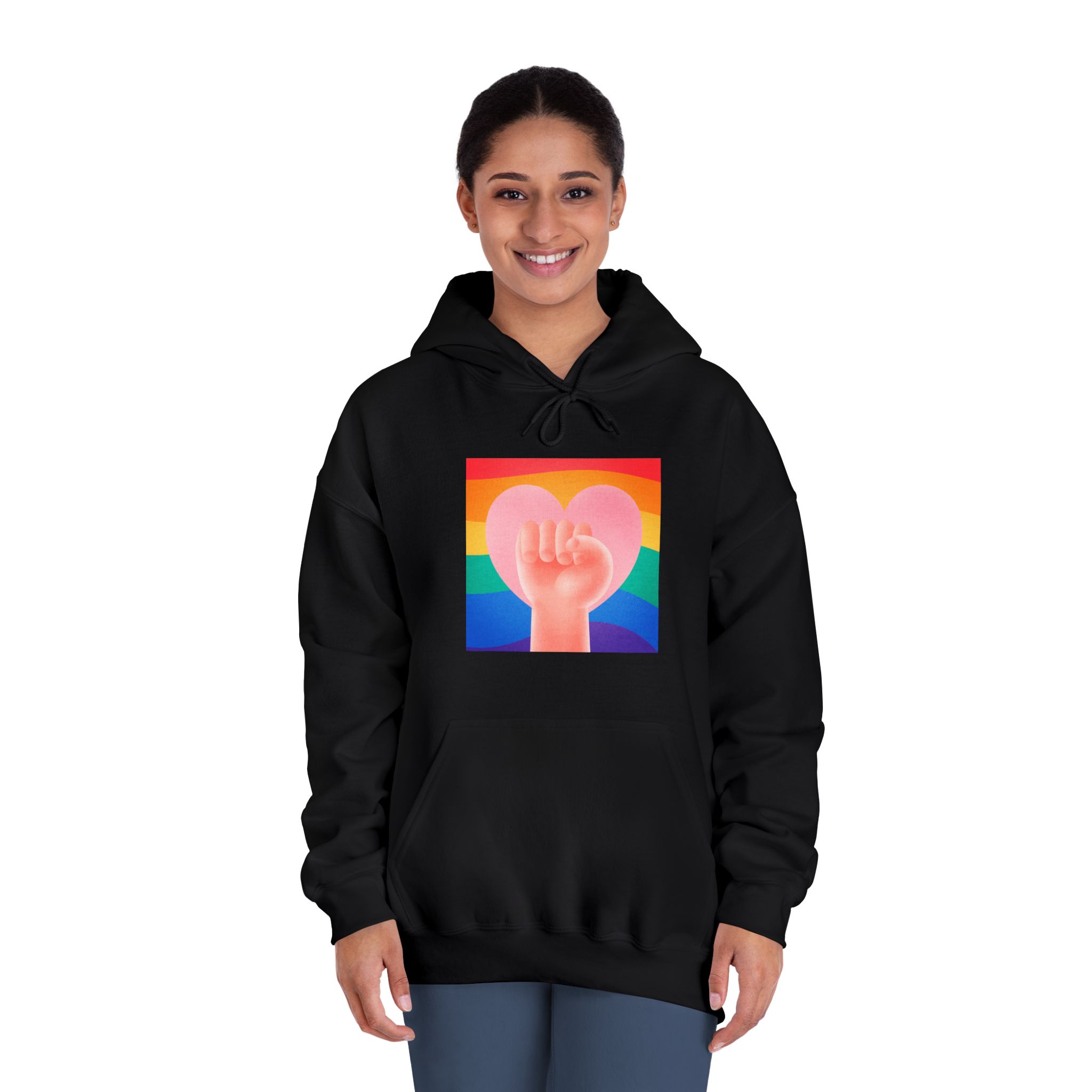 Pride Day Concept 2 Unisex Dryblend Hooded Sweatshirt - Image 12