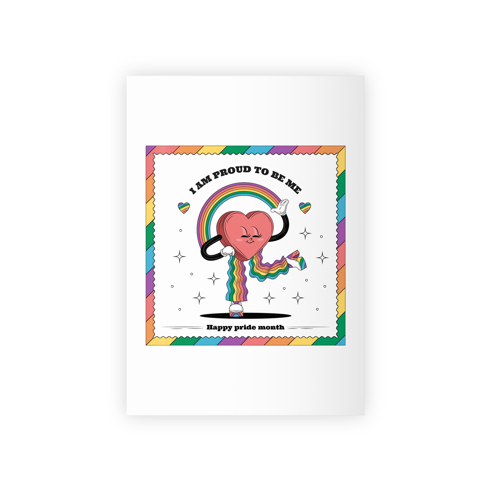 Hand Drawn Illustration Pride Month Celebration(6) Gift Wrapping Paper Rolls 1pc
