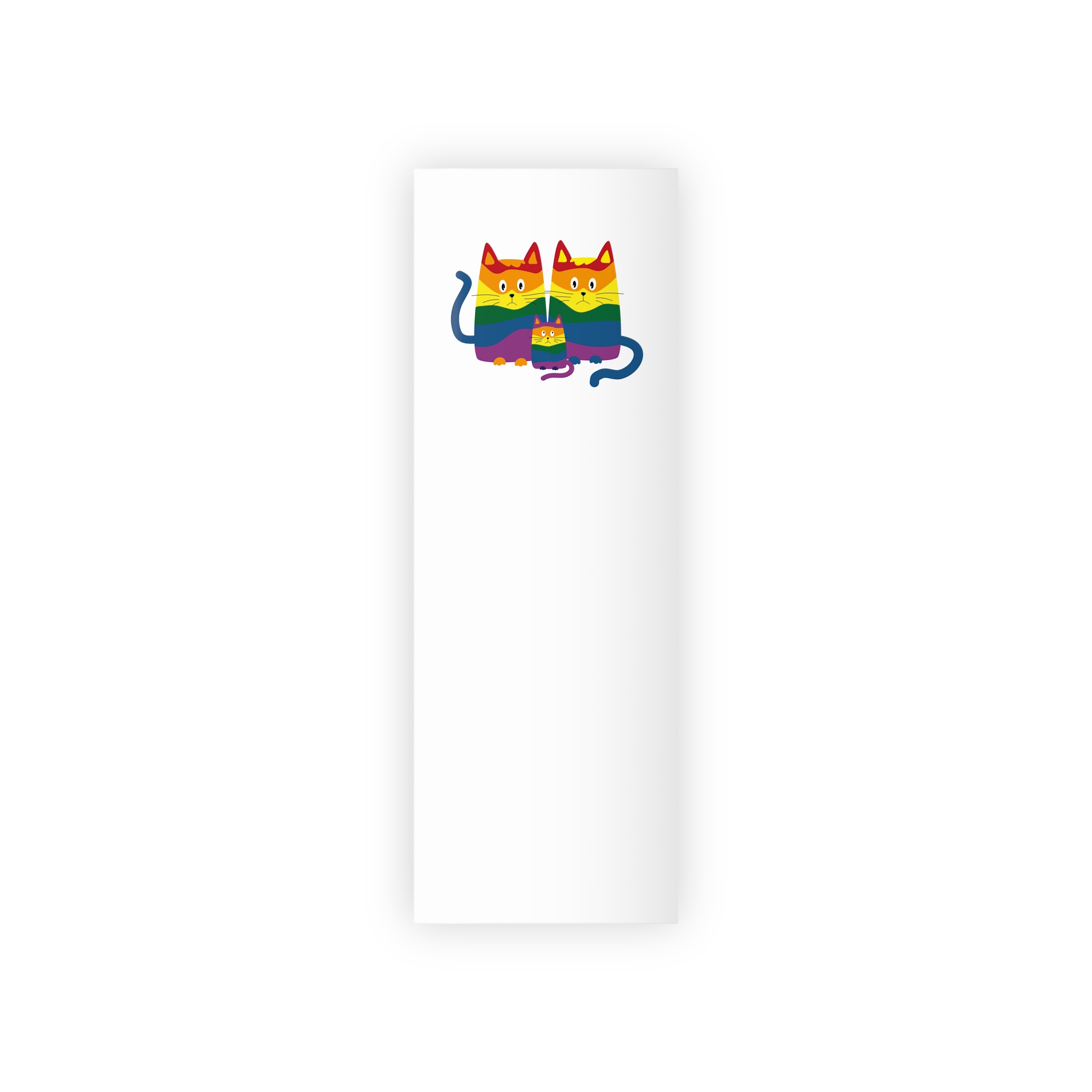 Lgbt Cats Samesex Love Like Everyone Else Cute Cartoon Cats Vector Copyspace Gift Wrapping Paper Rolls 1pc - Image 5