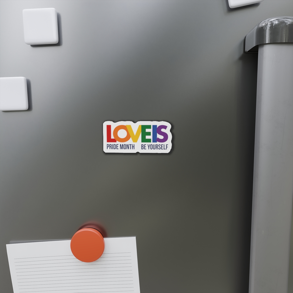 Lgbt Pride Month June 2026 Lesbian Gay Bisexual Transgender Lgbtq Flag Rainbow Love Vector Die Cut Magnets - Image 5
