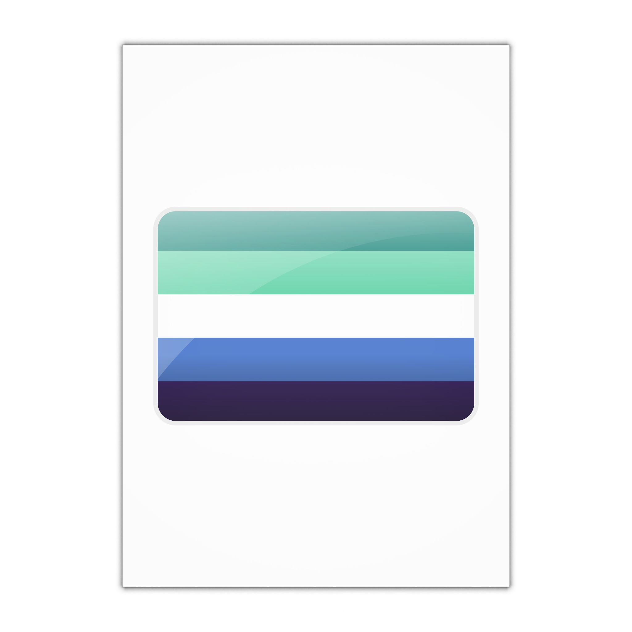 Lesbian Pride Design 20D8BD Gift Wrapping Paper Sheets 1pc