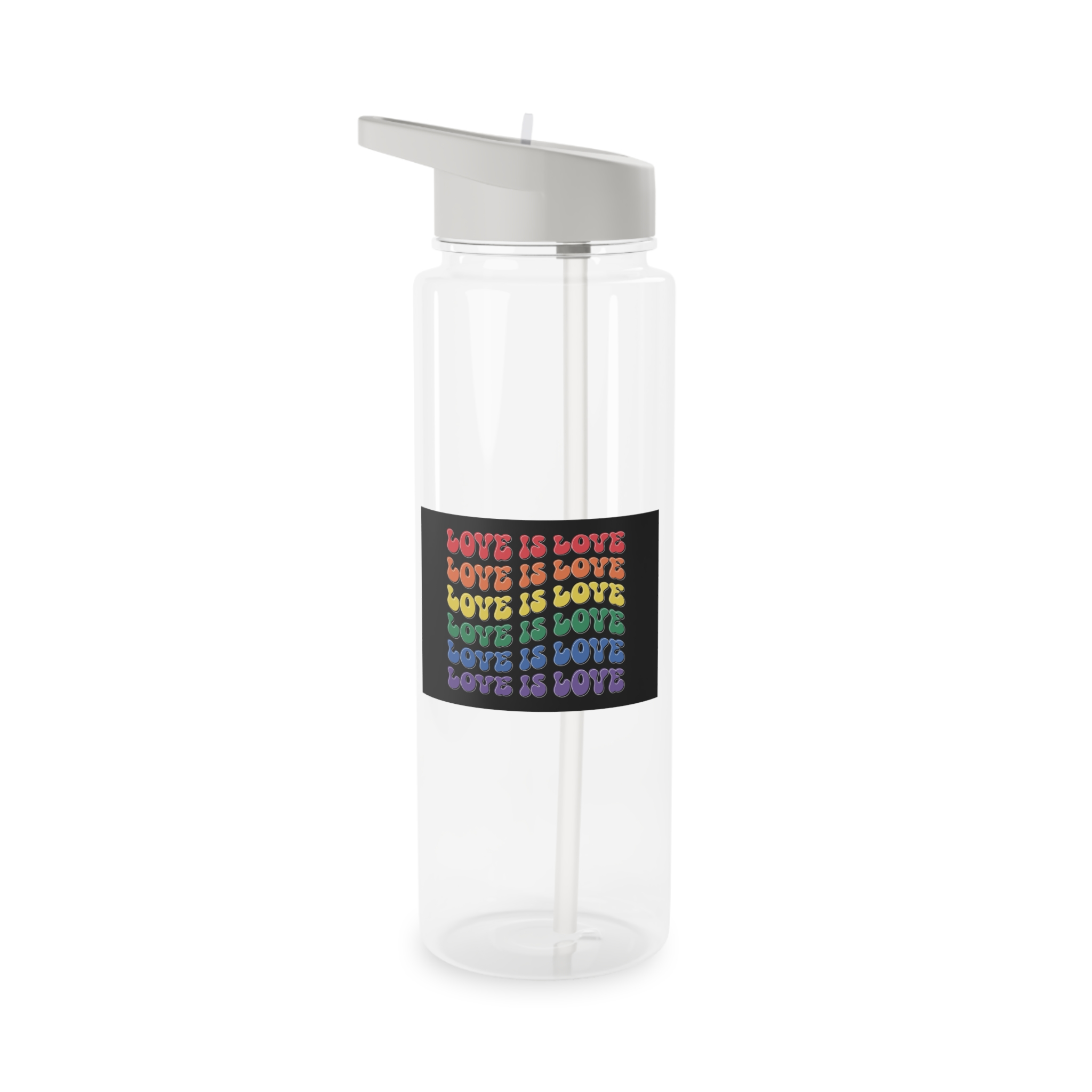 Pride Lgbtq Gay Typography Vector Tshirt Design(8) Tritan Water Bottle - Image 5