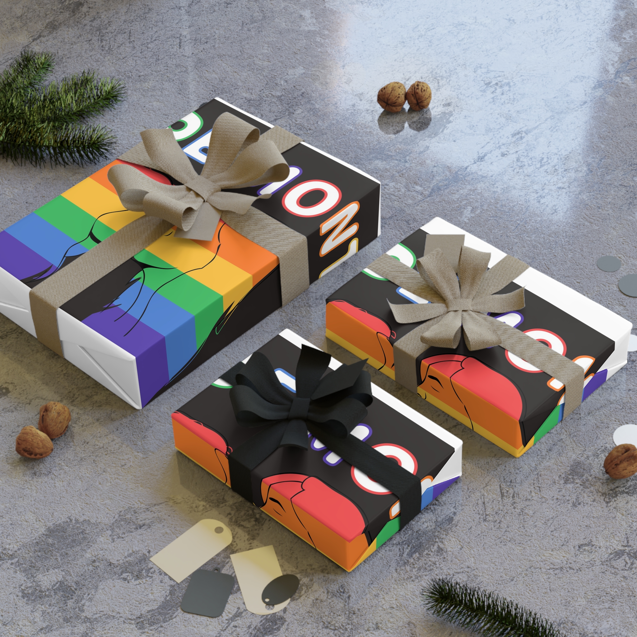 Lgbt Pride Month Gift Wrapping Paper Rolls 1pc - Image 4