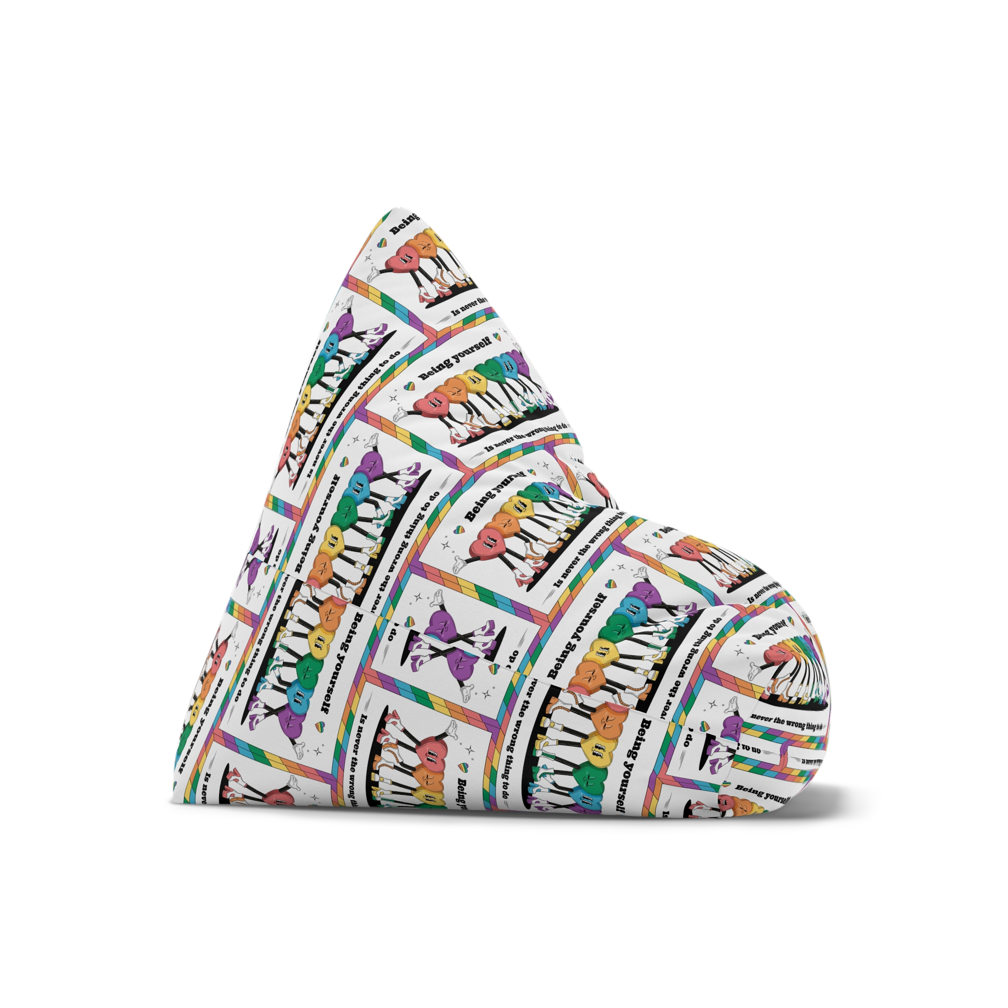 Illustration Pride Month Celebration Bean Bag Chair Cover - Image 7