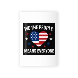 Womens We People Means Everyone American Flag Equal Rights Gift Vneck Gift Wrapping Paper Rolls 1pc