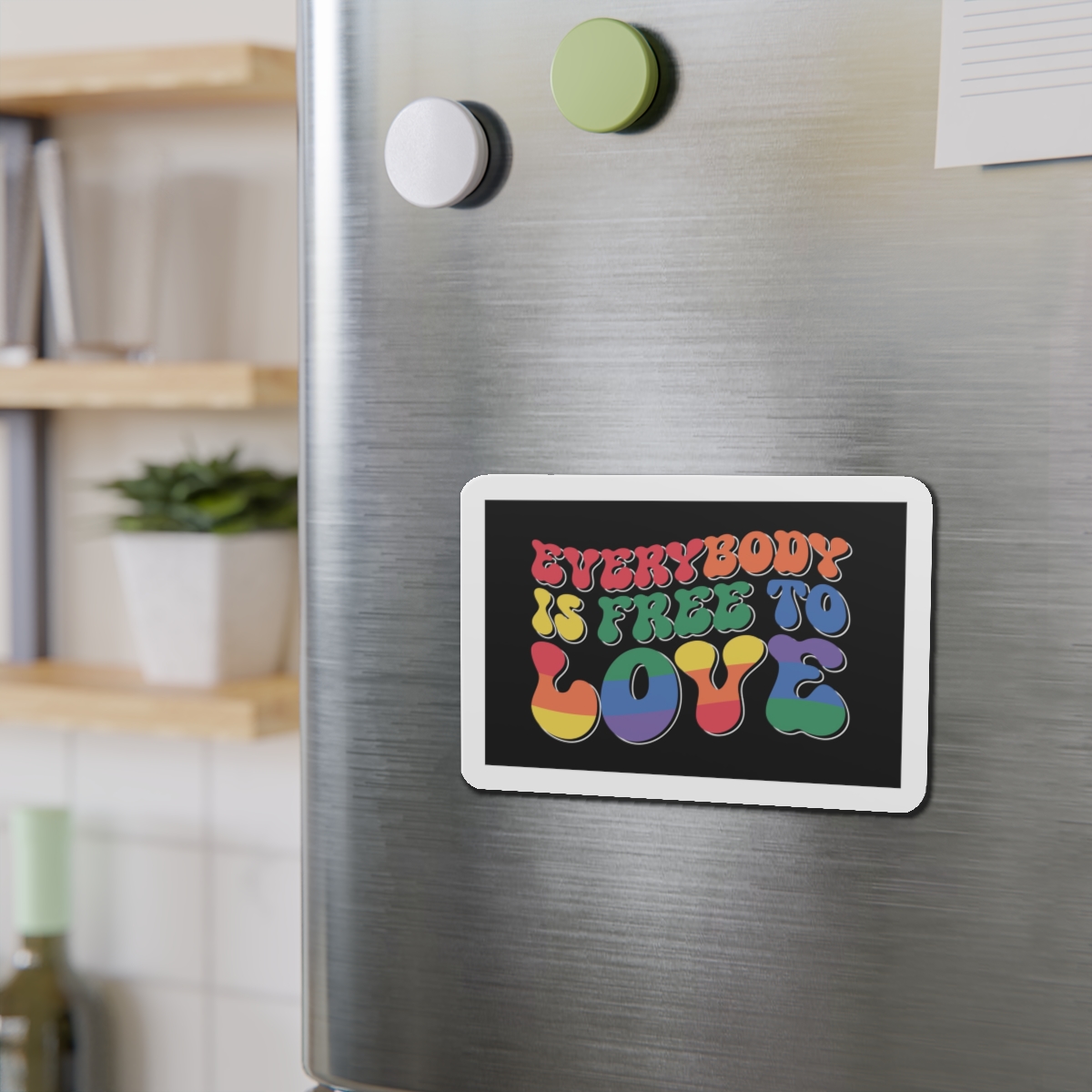 Pride Lgbt Gay Retro Tshirt Design Die Cut Magnets - Image 12