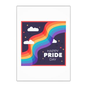 Rainbow Flag Pride Day Gift Wrapping Paper Sheets 1pc