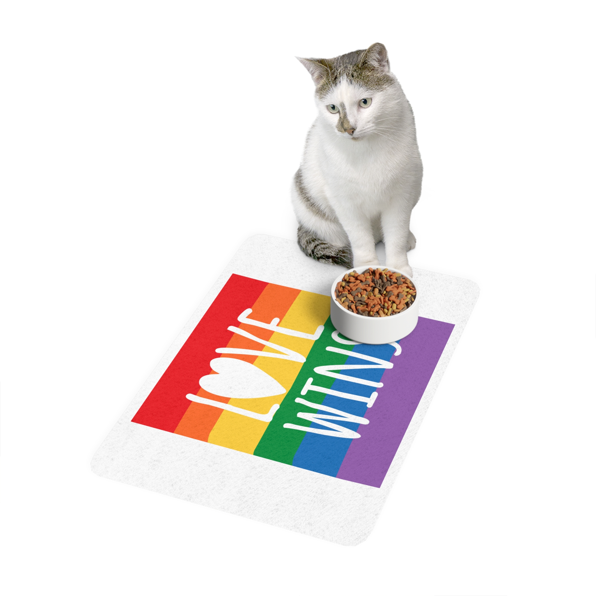 Lovewins Heart Hd 2 Pet Food Mat 12x18 - Image 3