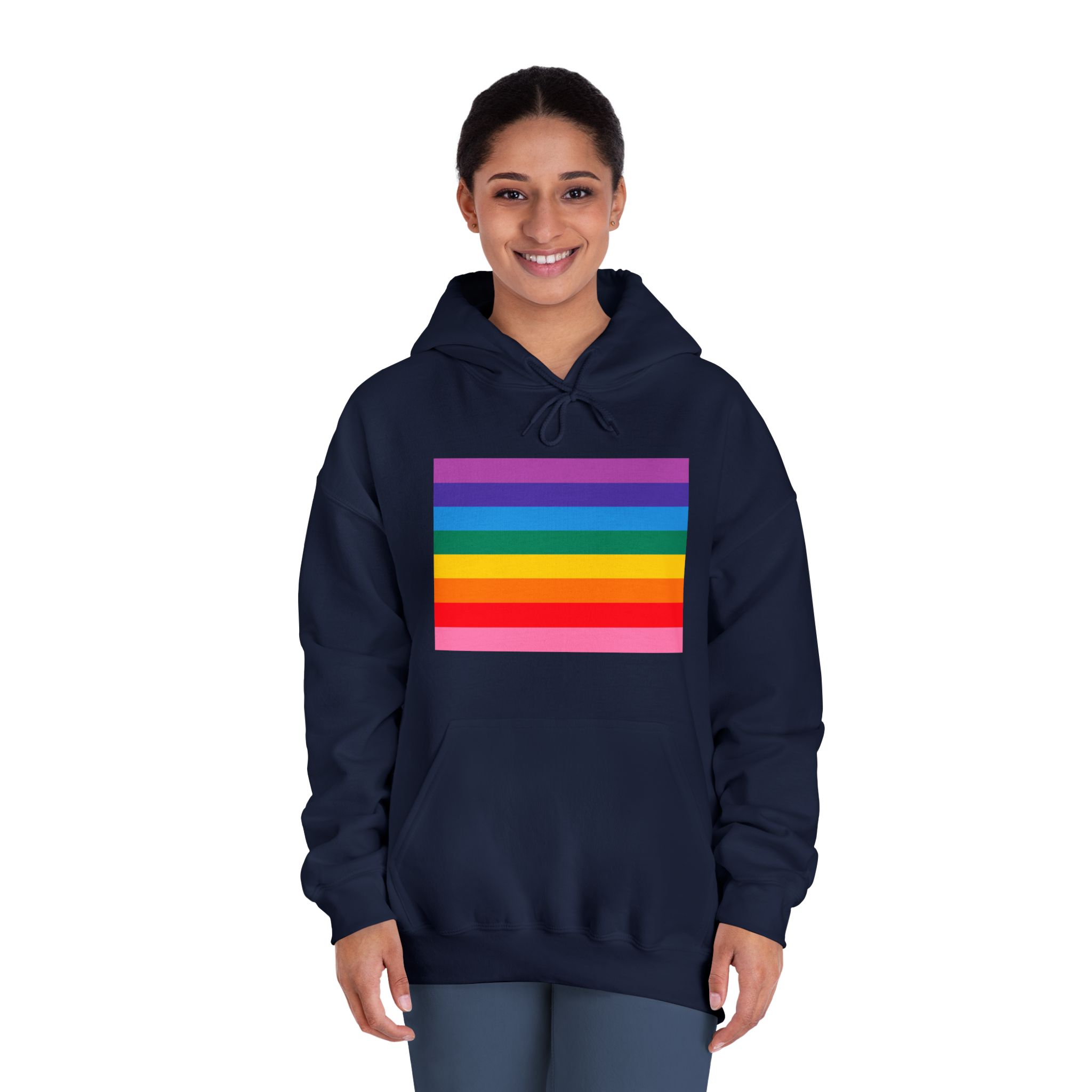 Pride Love Freedom Lgbtq Lgbt Heart Rainbow Love Wins Gay Lesbian Trans Homo Homosexual Colors Flag Diversity Parade Unisex Dryblend Hooded Sweatshirt - Image 32