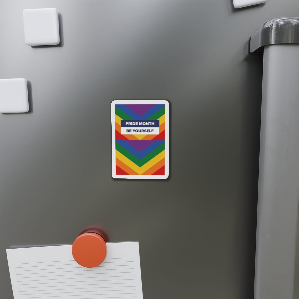 Lgbt Pride Month June Lesbian Gay Bisexual Transgender Lgbtq Flag Rainbow Vector(1)2 Die Cut Magnets - Image 5