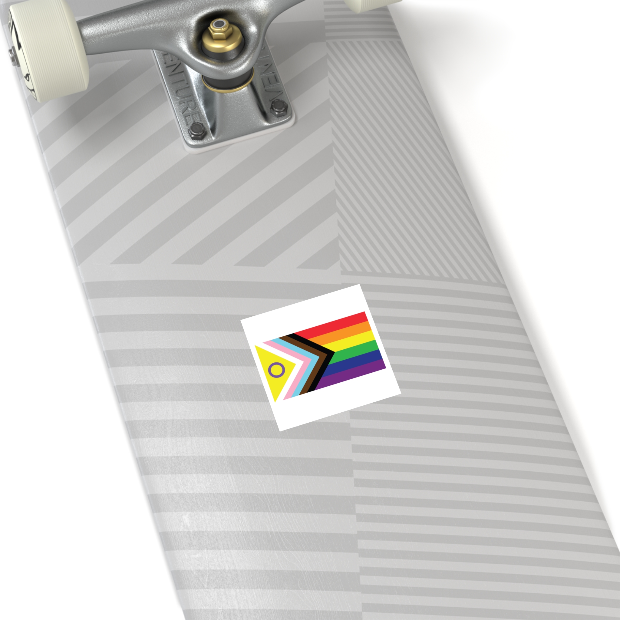 Illustration Rainbow Flag Art Vector Laminate Stickers Square - Image 12