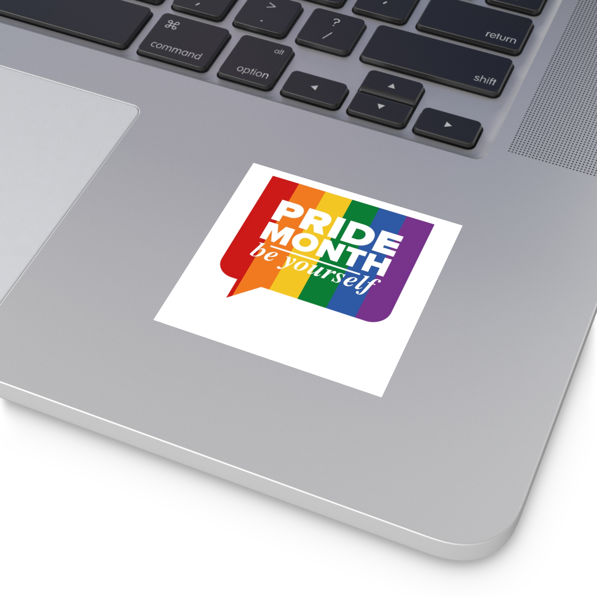 Lgbt Pride Month June Lgbt Flag Rainbow Flag Love Concept Vector Illustration Poster (1) Laminate Stickers Square - Image 11
