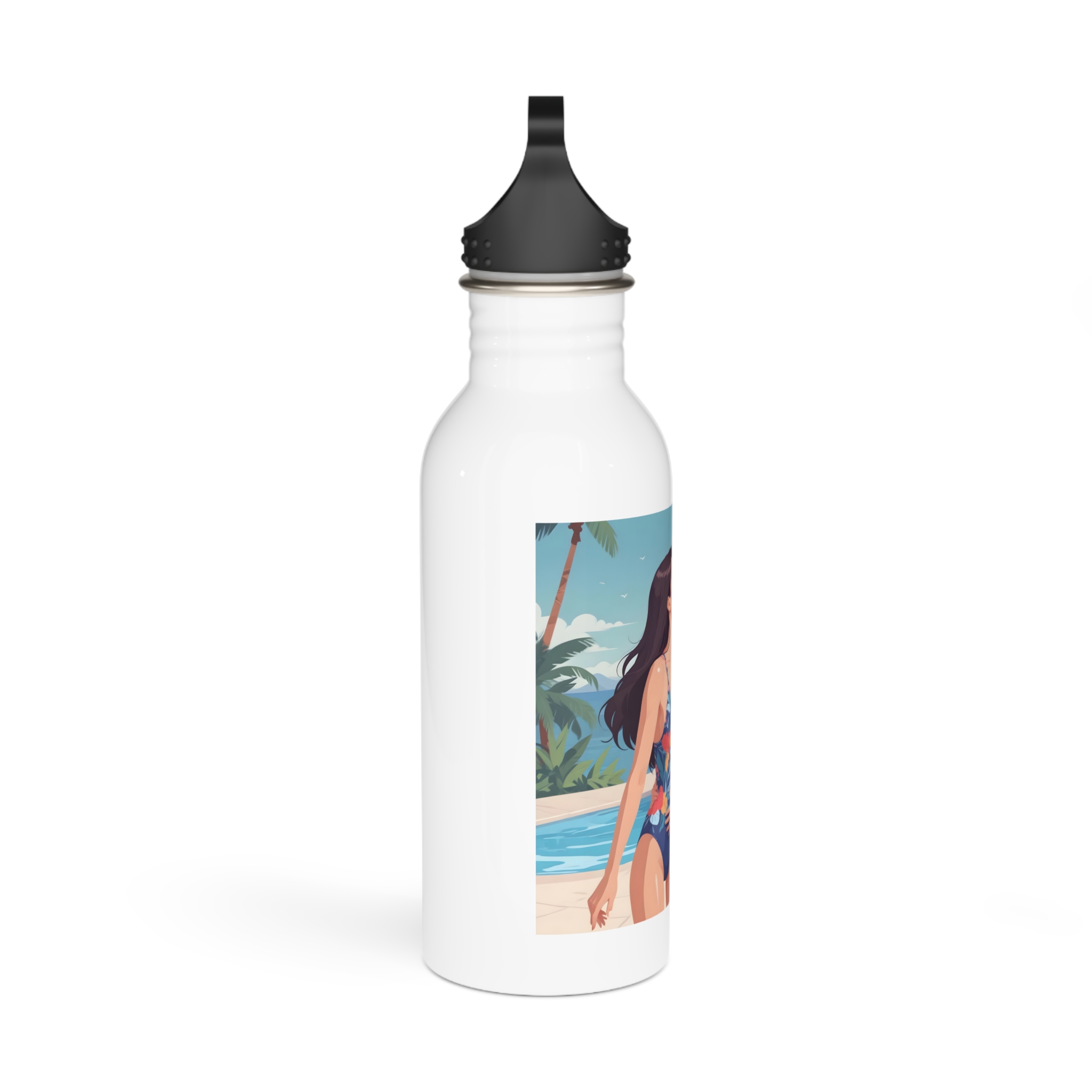 Lesbian Pride Design 9A4265 Stainless Steel Water Bottle - Image 2