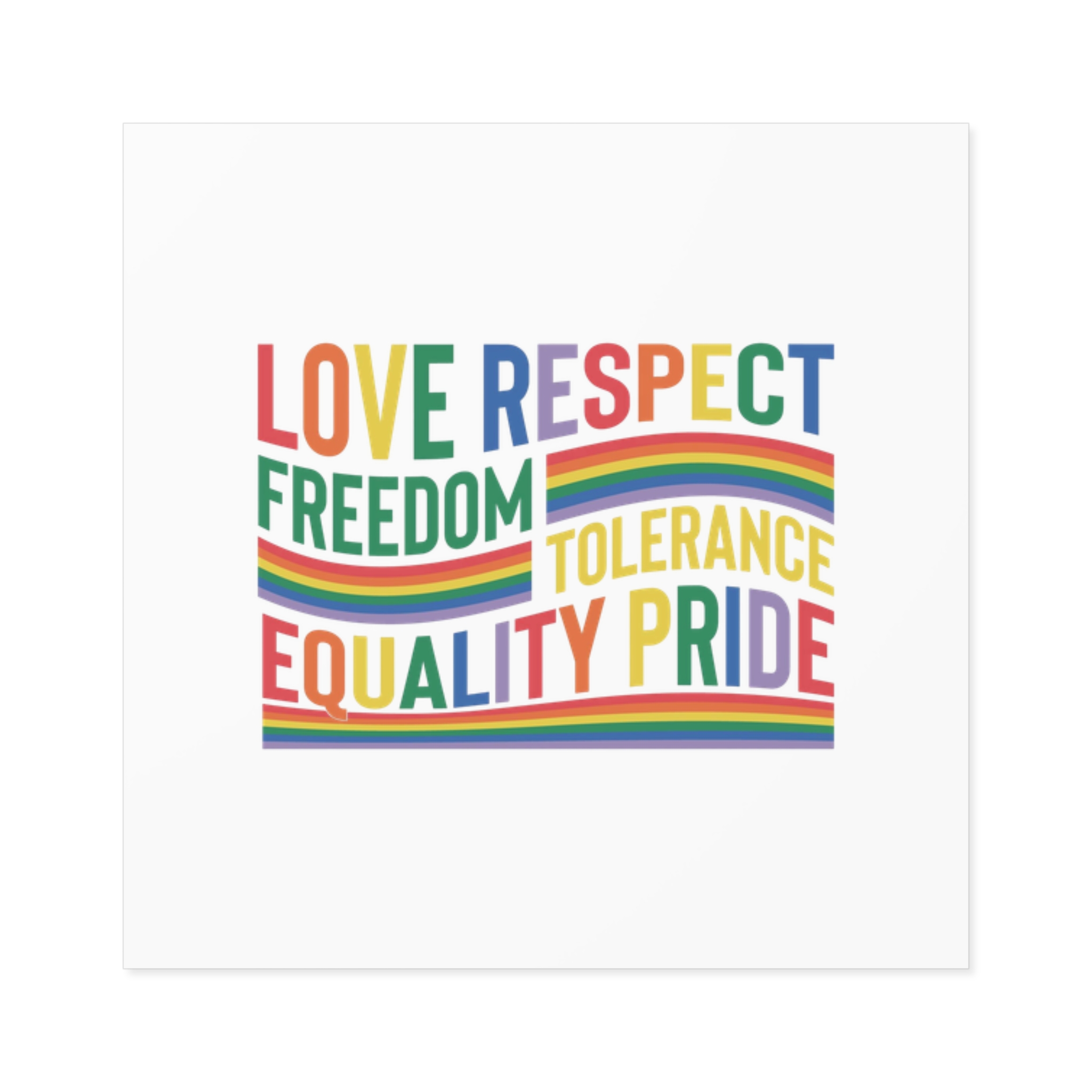 Lgbtq Pride Month Svg Design Bundle(1) (1) Laminate Stickers Square - Image 5
