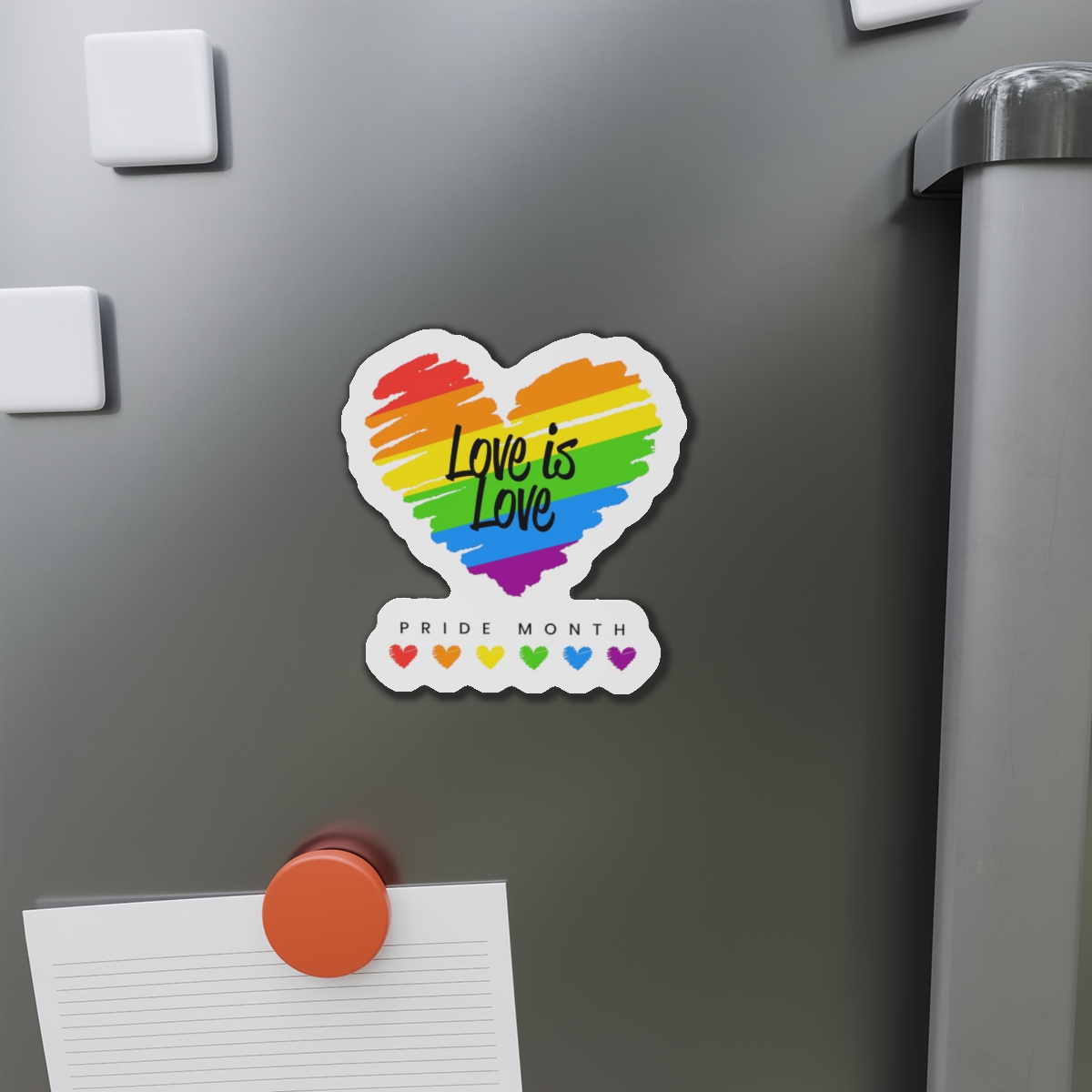 Beautiful Pride Day Flag Concept Die Cut Magnets - Image 11