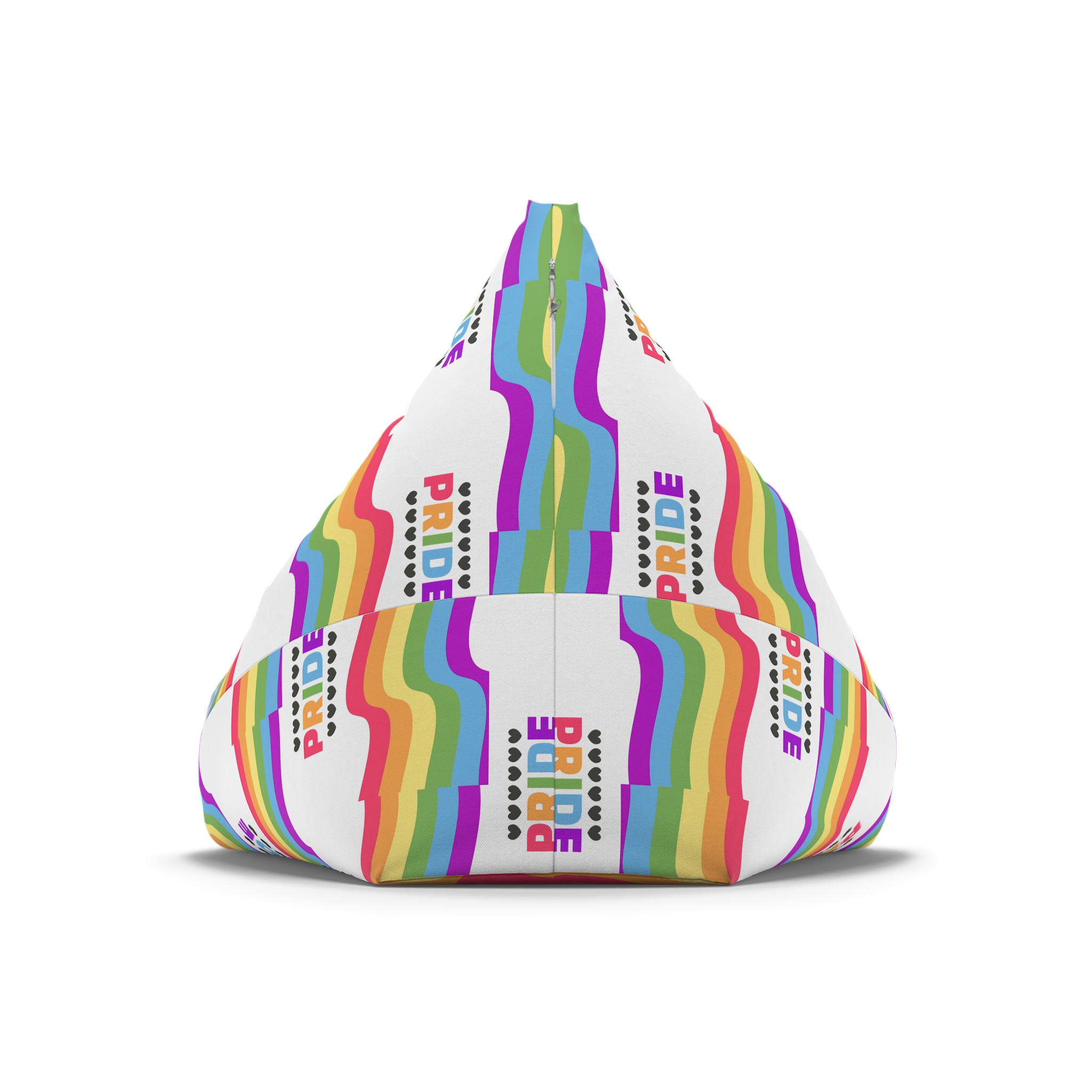 Pride Background With Flag Lgbtq Pride Bean Bag Chair Cover - Image 6