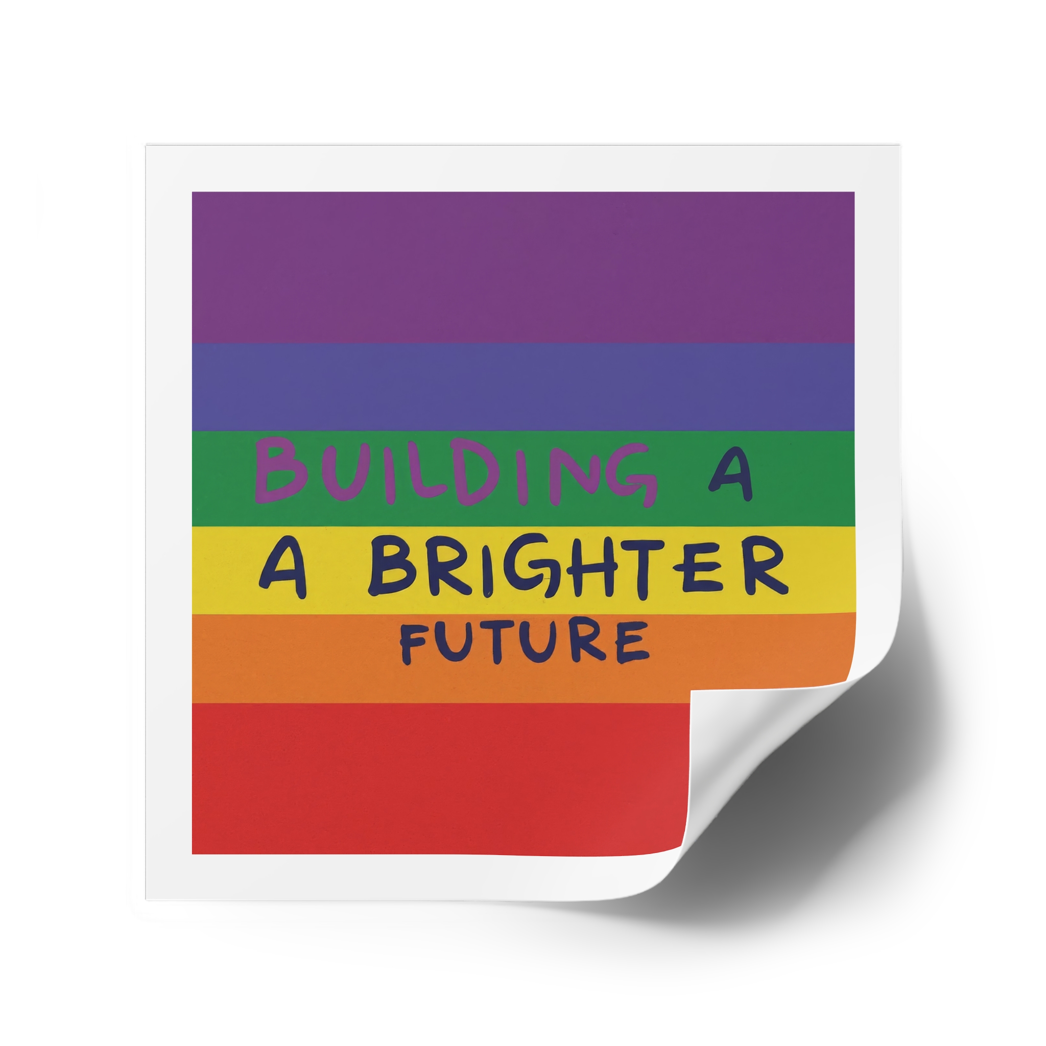 Rainbow Lgbt Flag Vector Illustration Pride Month Rainbow Lgbt Flag Vector Illustration Pri Laminate Stickers Square - Image 74