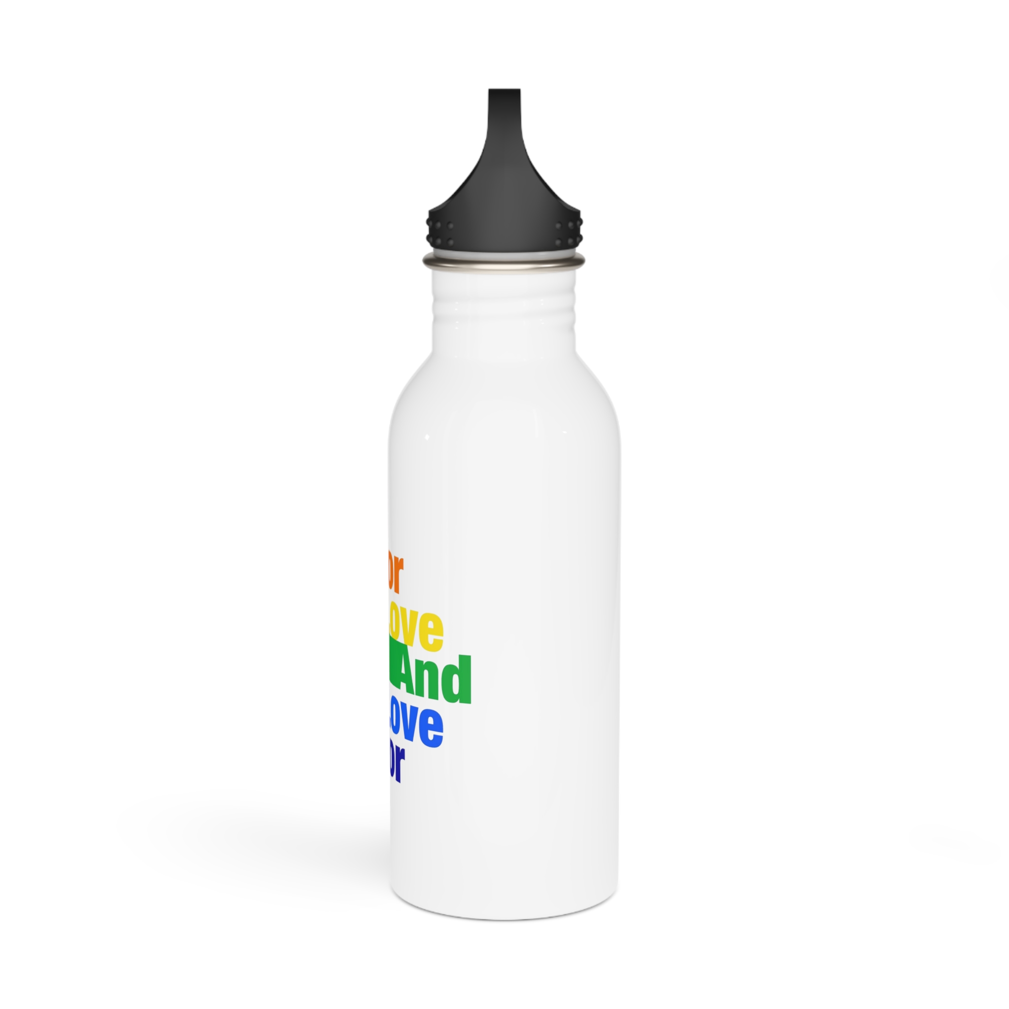 Pride Illustration Stainless Steel Water Bottle - Image 4