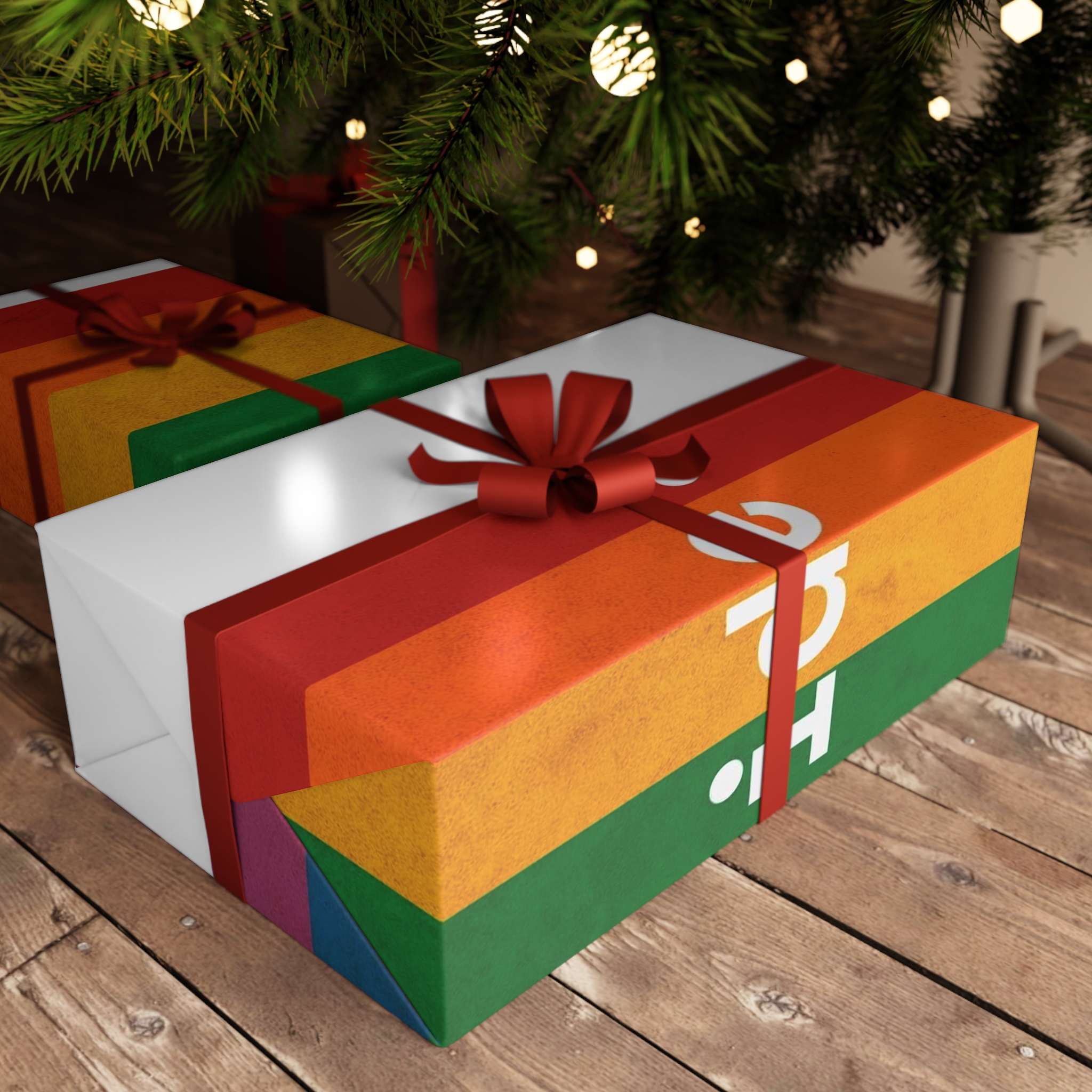 Poster With Rainbow Pride Concept Gift Wrapping Paper Sheets 1pc - Image 6