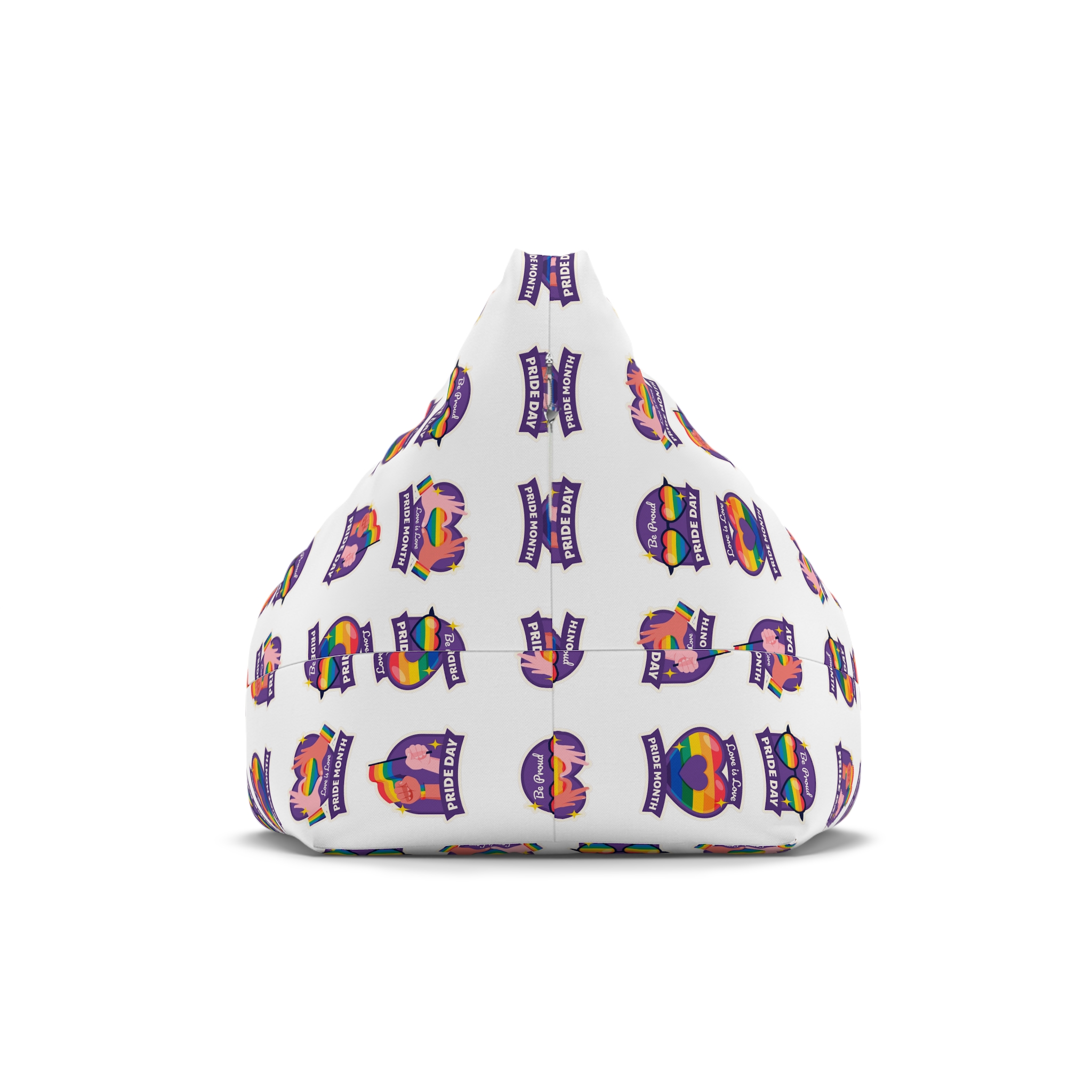 Labels Collection Pride Month Celebration Bean Bag Chair Cover - Image 2