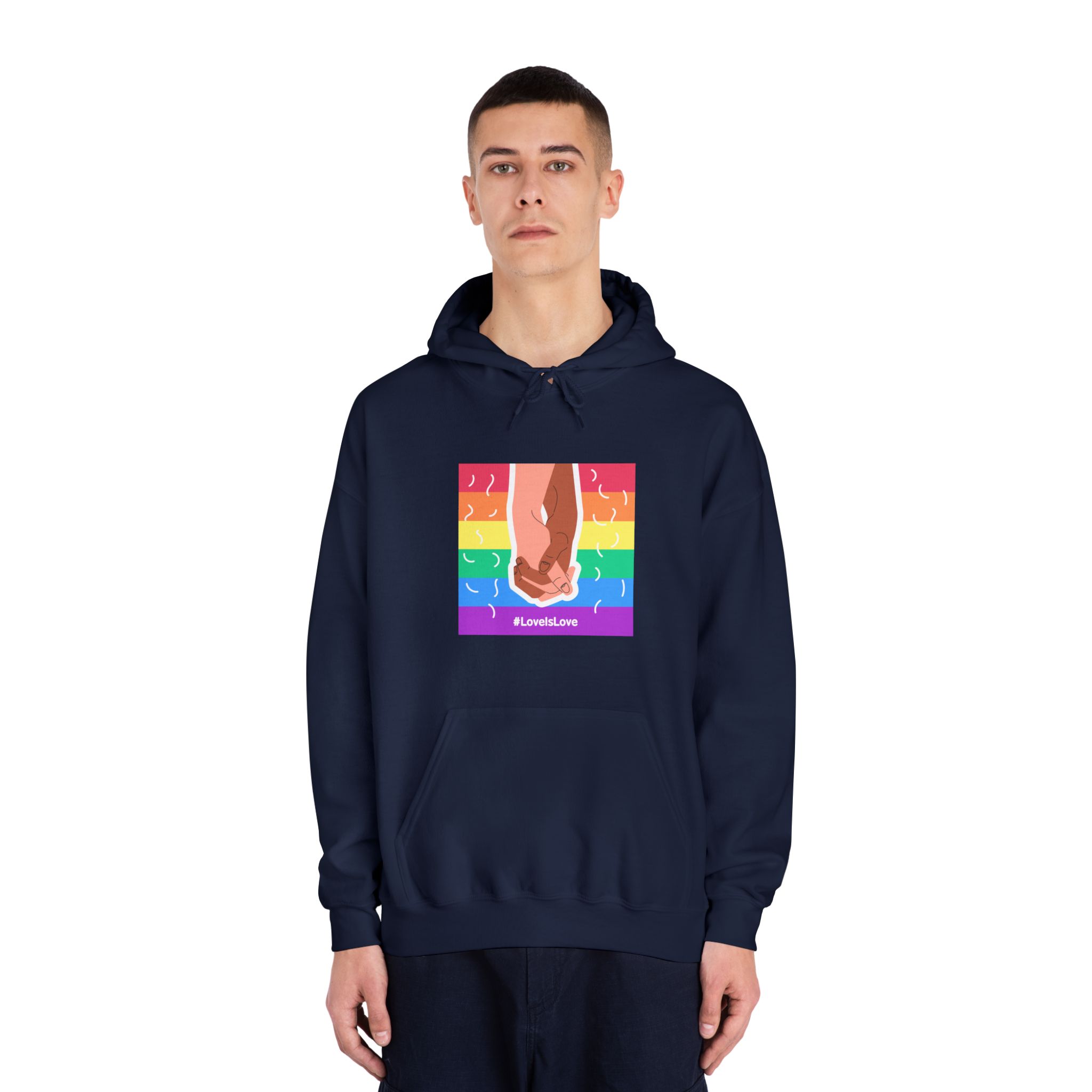 Pride Day Concept(2) Unisex Dryblend Hooded Sweatshirt - Image 31