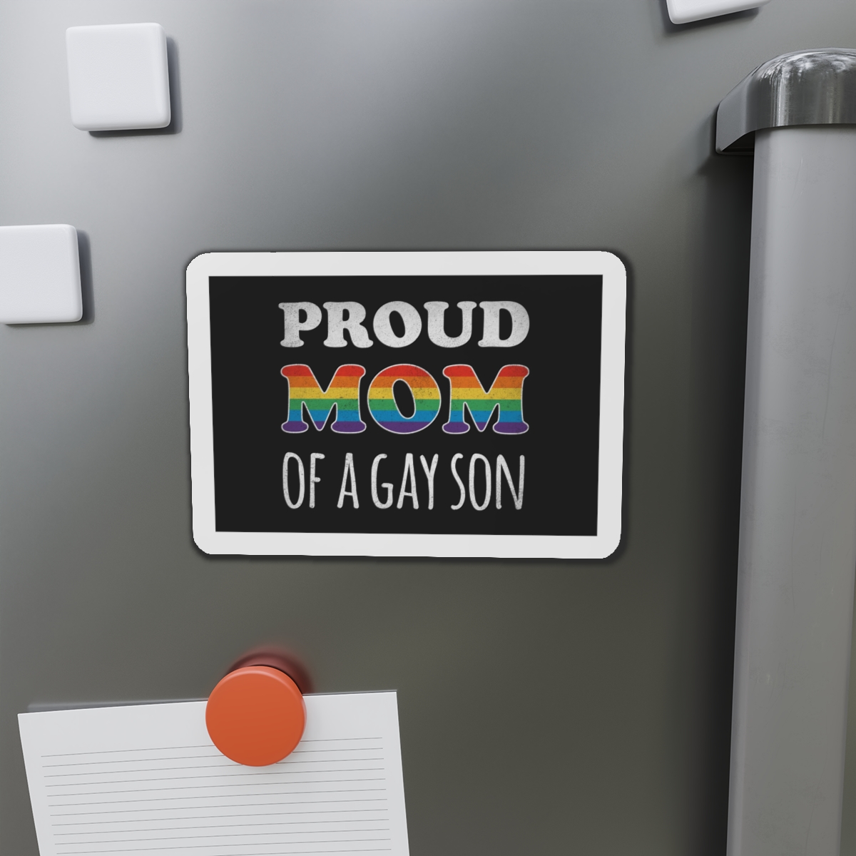 Mother Day Pride Rainbow Typography Vector Premium T Shirt(4) Die Cut Magnets - Image 14