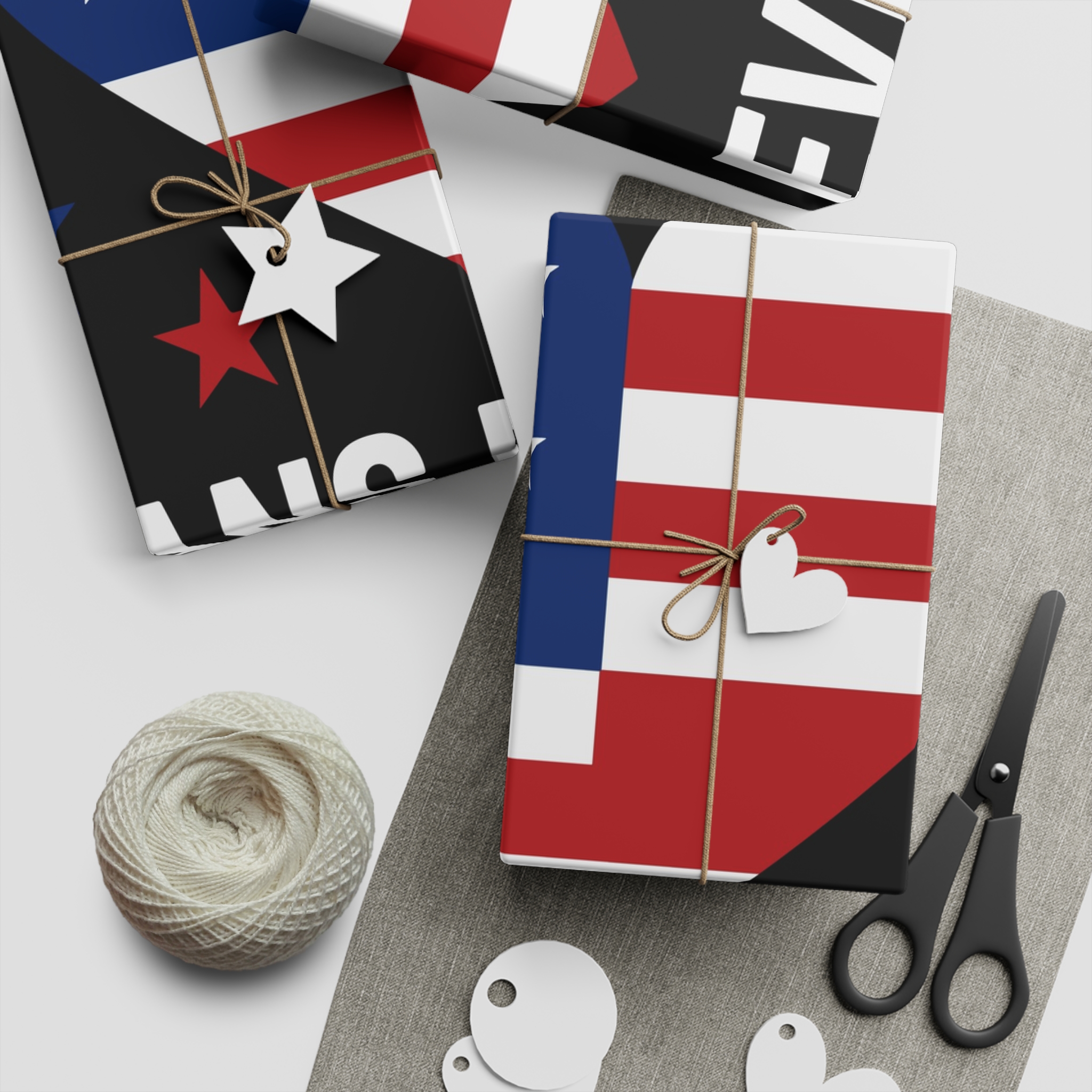 Womens We People Means Everyone American Flag Equal Rights Gift Vneck Gift Wrapping Paper Sheets 1pc - Image 5