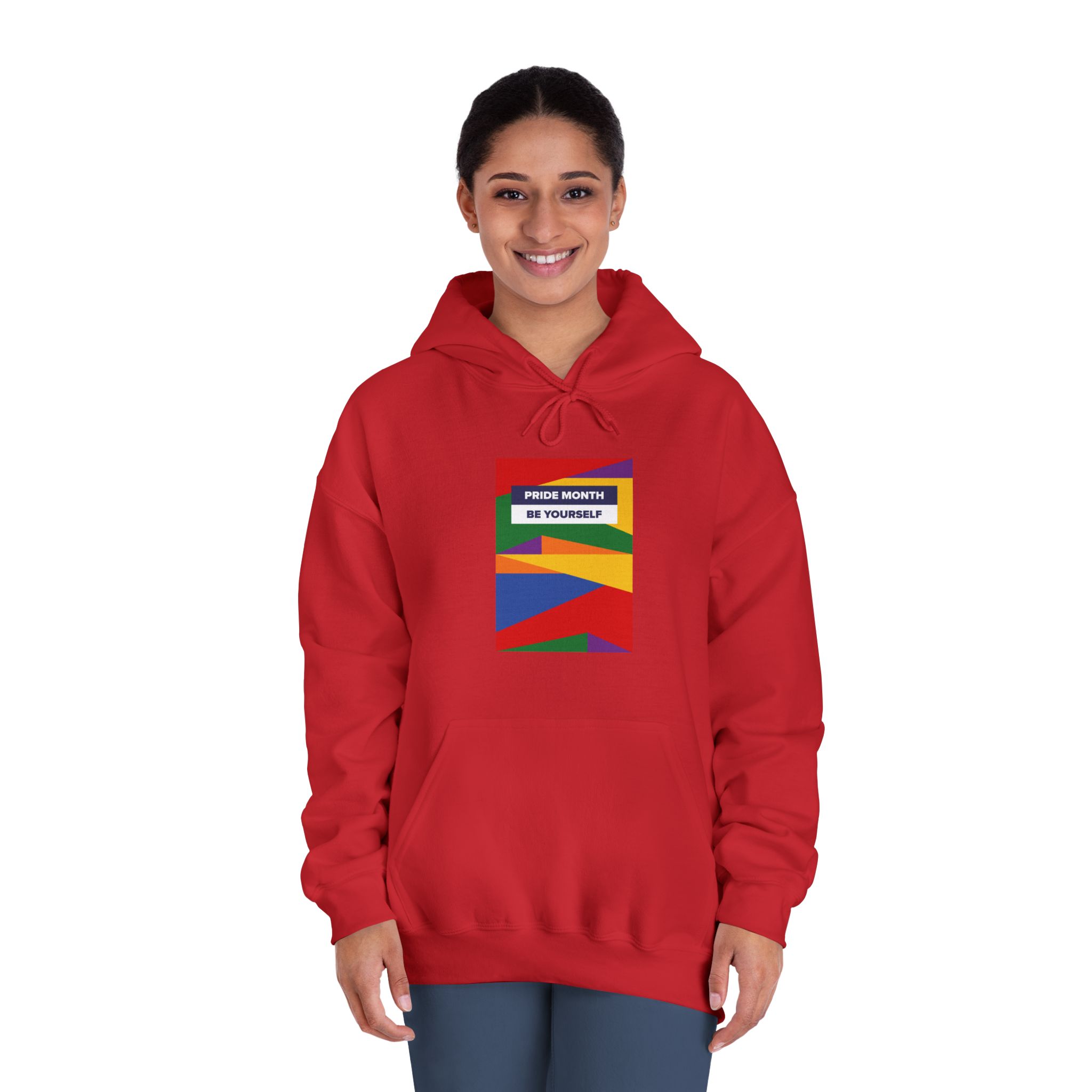 Lgbt Pride Month June Lesbian Gay Bisexual Transgender Lgbtq Flag Rainbow Vector(2) Unisex Dryblend Hooded Sweatshirt - Image 36