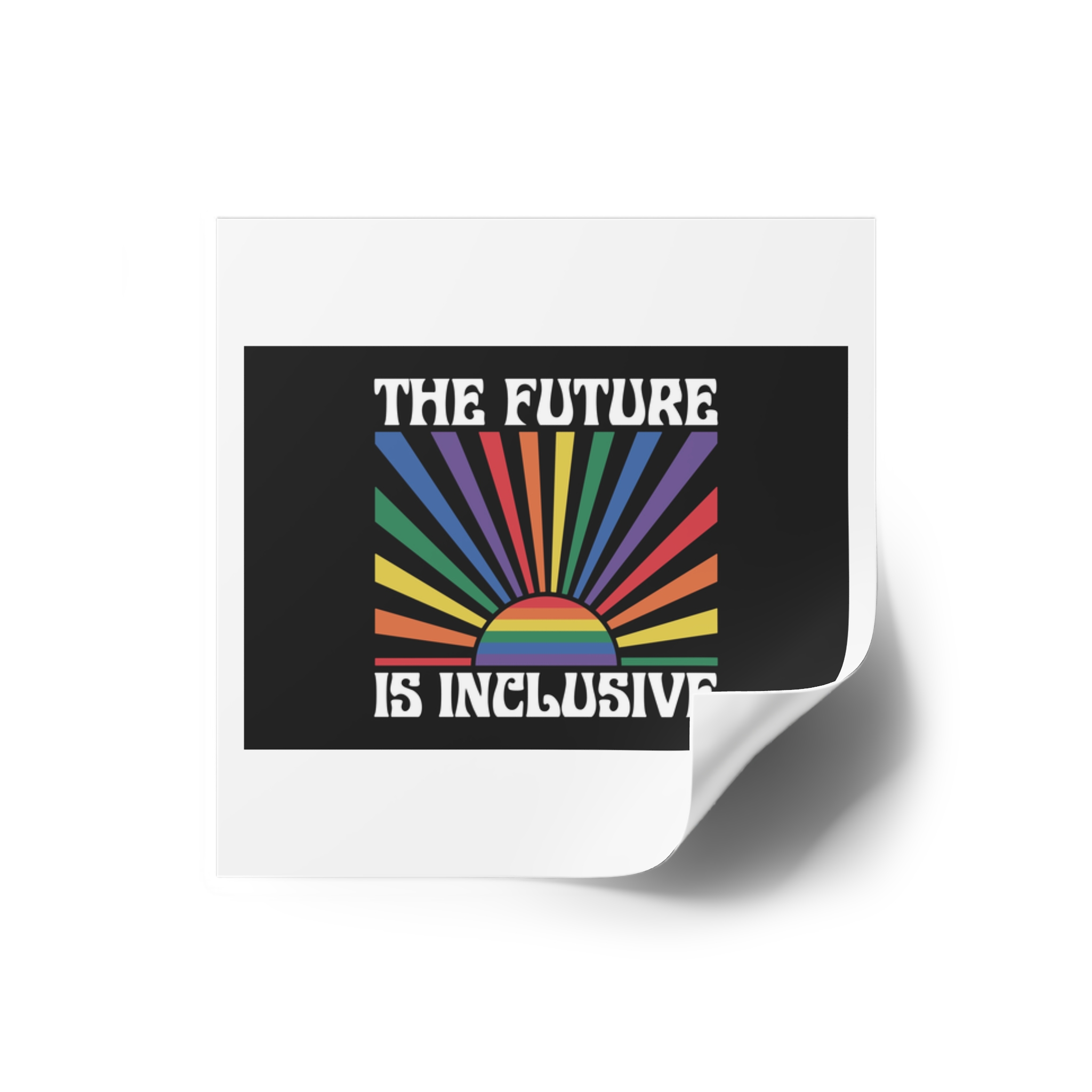Pride Lgbtq Gay Typography Vector Tshirt Design Laminate Stickers Square - Image 14