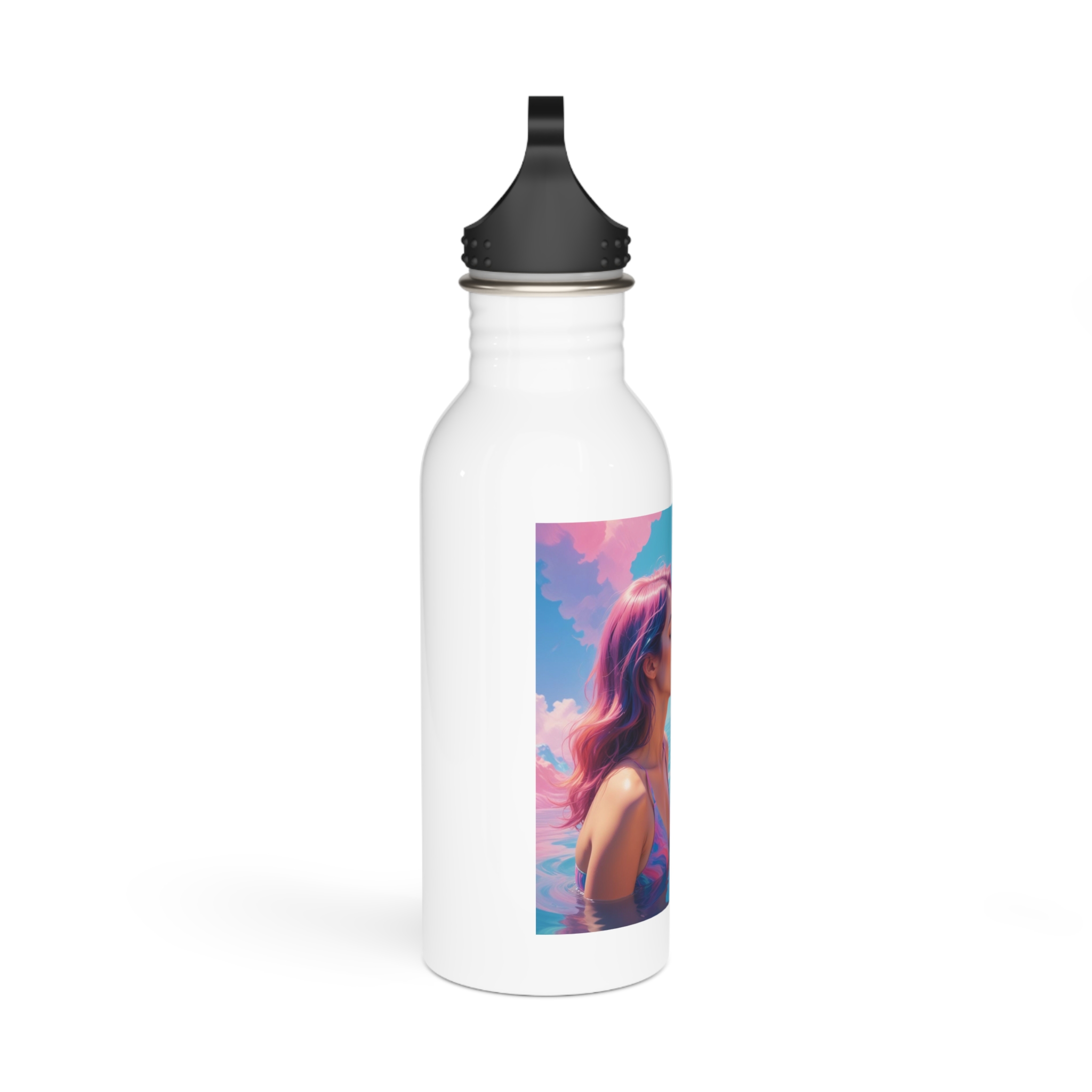 Lesbian Pride Design E111D7 Stainless Steel Water Bottle - Image 2