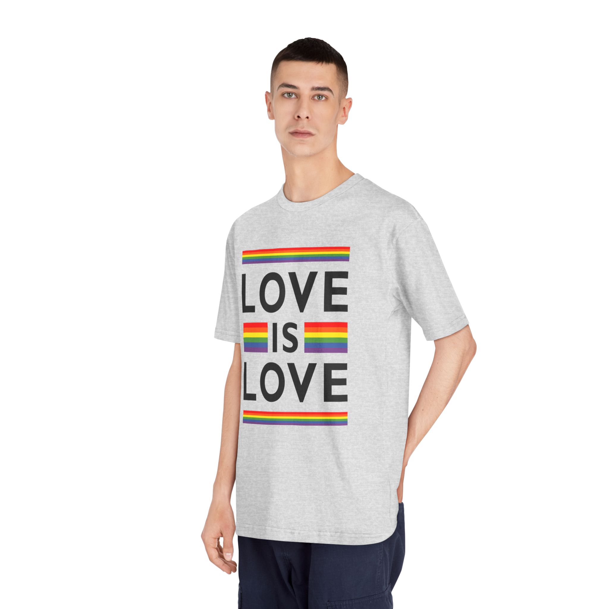 Love Is Love Lgbt Flag Symbol Pride Month Symbol - Unisex Classic Crewneck T Shirt - Image 16