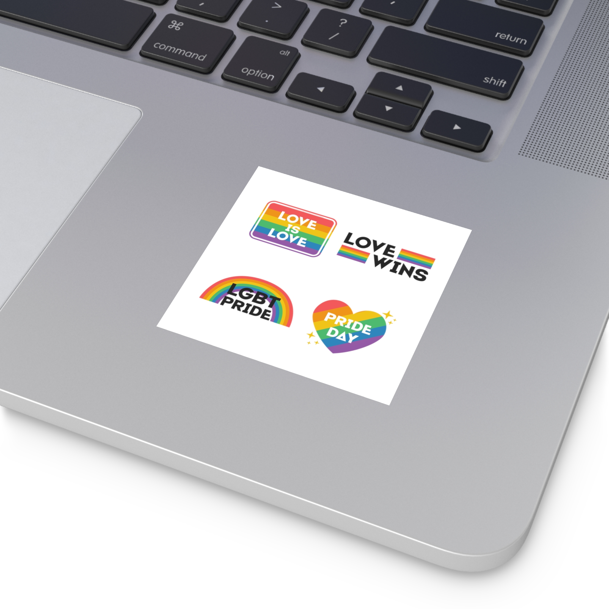 Pride Day Label Collection Design Laminate Stickers Square - Image 67