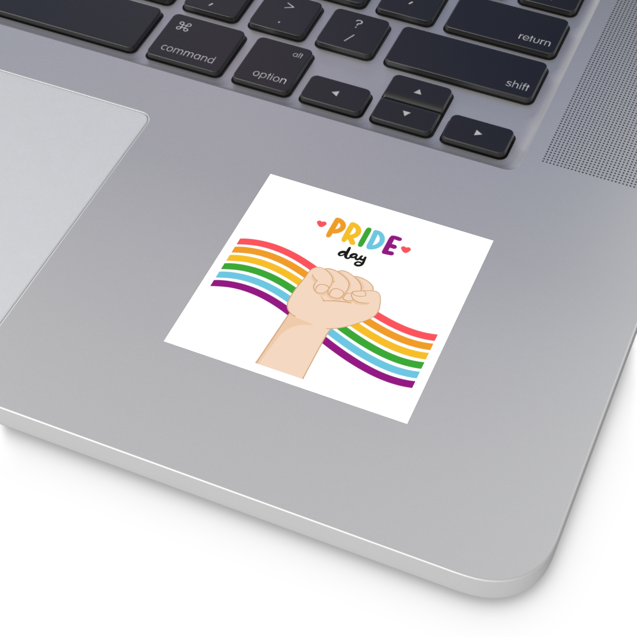 Pride Day Concept (2) Laminate Stickers Square - Image 3