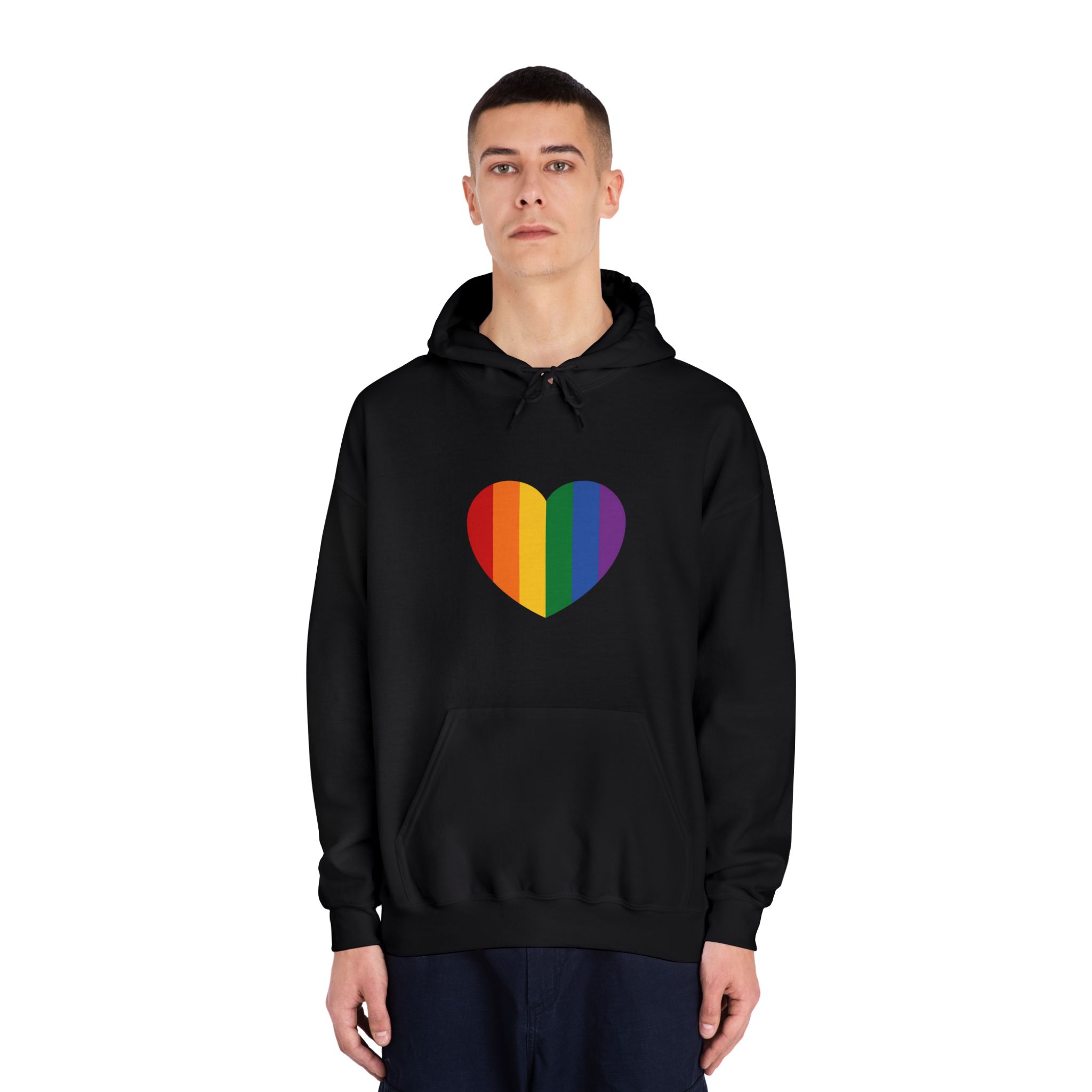 Lgbt Pride Month June Lesbian Gay Bisexual Transgender Lgbtq Flag Rainbow Vector(4) Unisex Dryblend Hooded Sweatshirt - Image 11