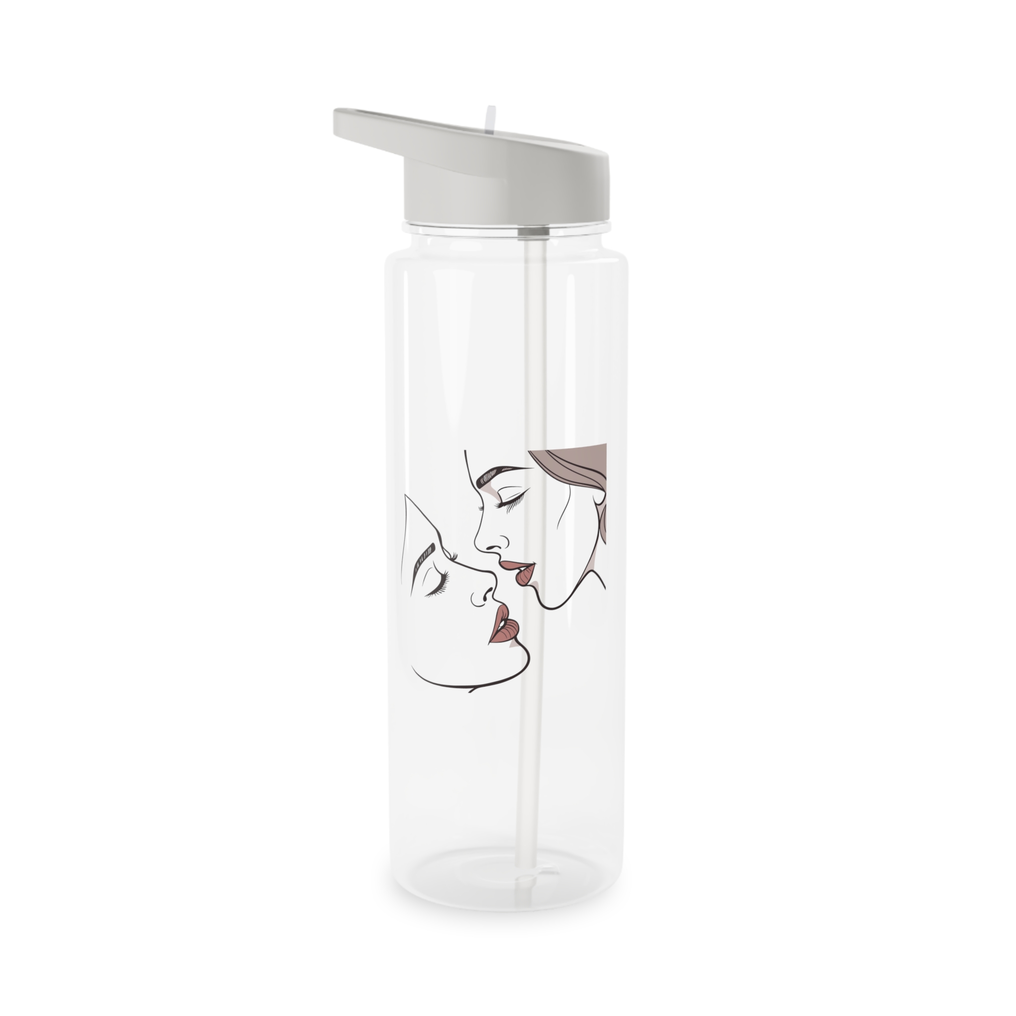 Perfect Lip Set Open Close Smooches (1) Tritan Water Bottle - Image 5