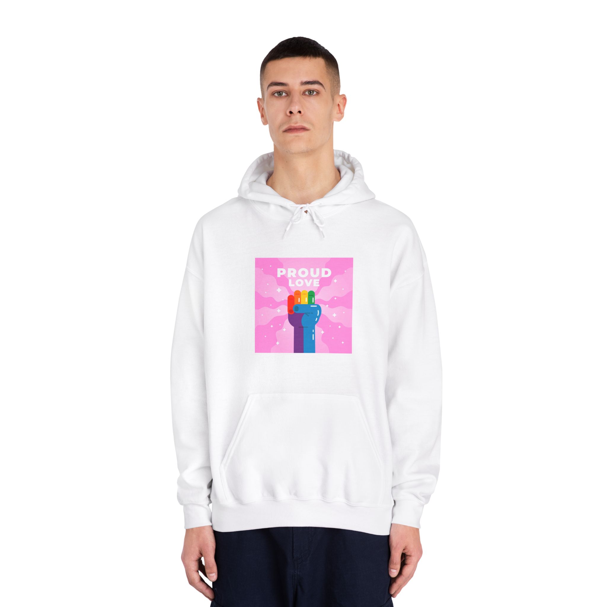 Pride Day Concept(4) Unisex Dryblend Hooded Sweatshirt - Image 3