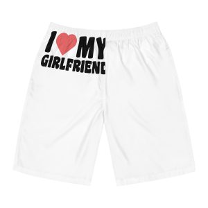 I Love My Girlfriend Iheart My Girlfriend (1) Mens Board Shorts Aop