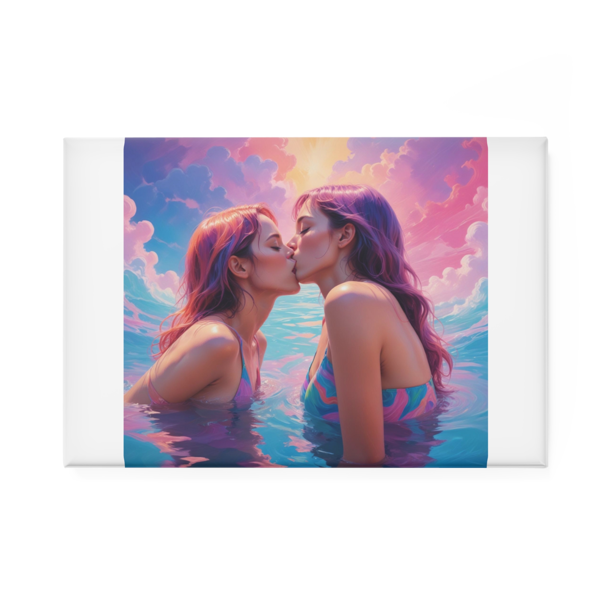 Lesbian Pride Design 9A4266 Button Magnet Rectangle 1 And 10 Pcs - Image 5