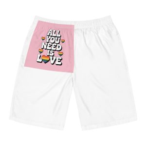 All You Need Is Love Pride Message Mens Board Shorts Aop