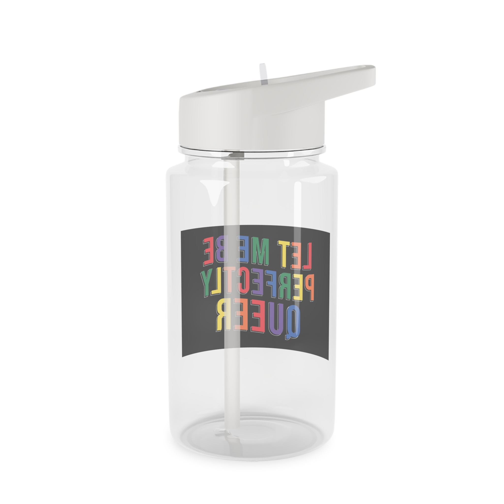Pride Lgbtq Gay Typography Vector Tshirt Design(9) Tritan Water Bottle - Image 2