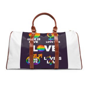 Colorful Pride Day Labels Waterproof Travel Bag