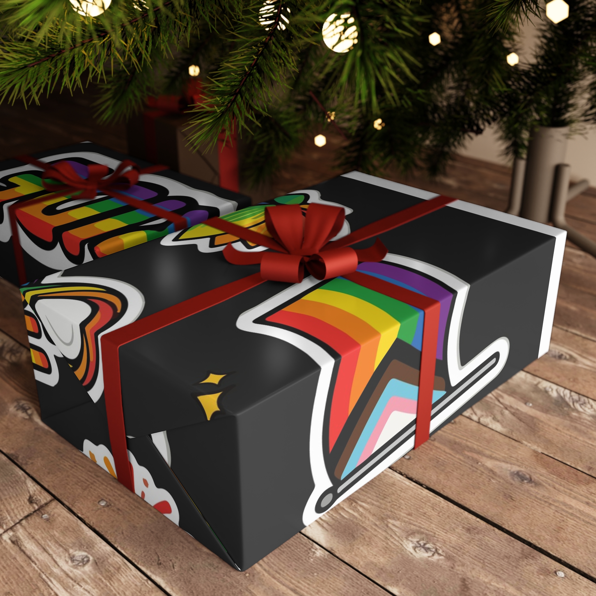 Lesbian Pride Design 20D8BE Gift Wrapping Paper Sheets 1pc - Image 6
