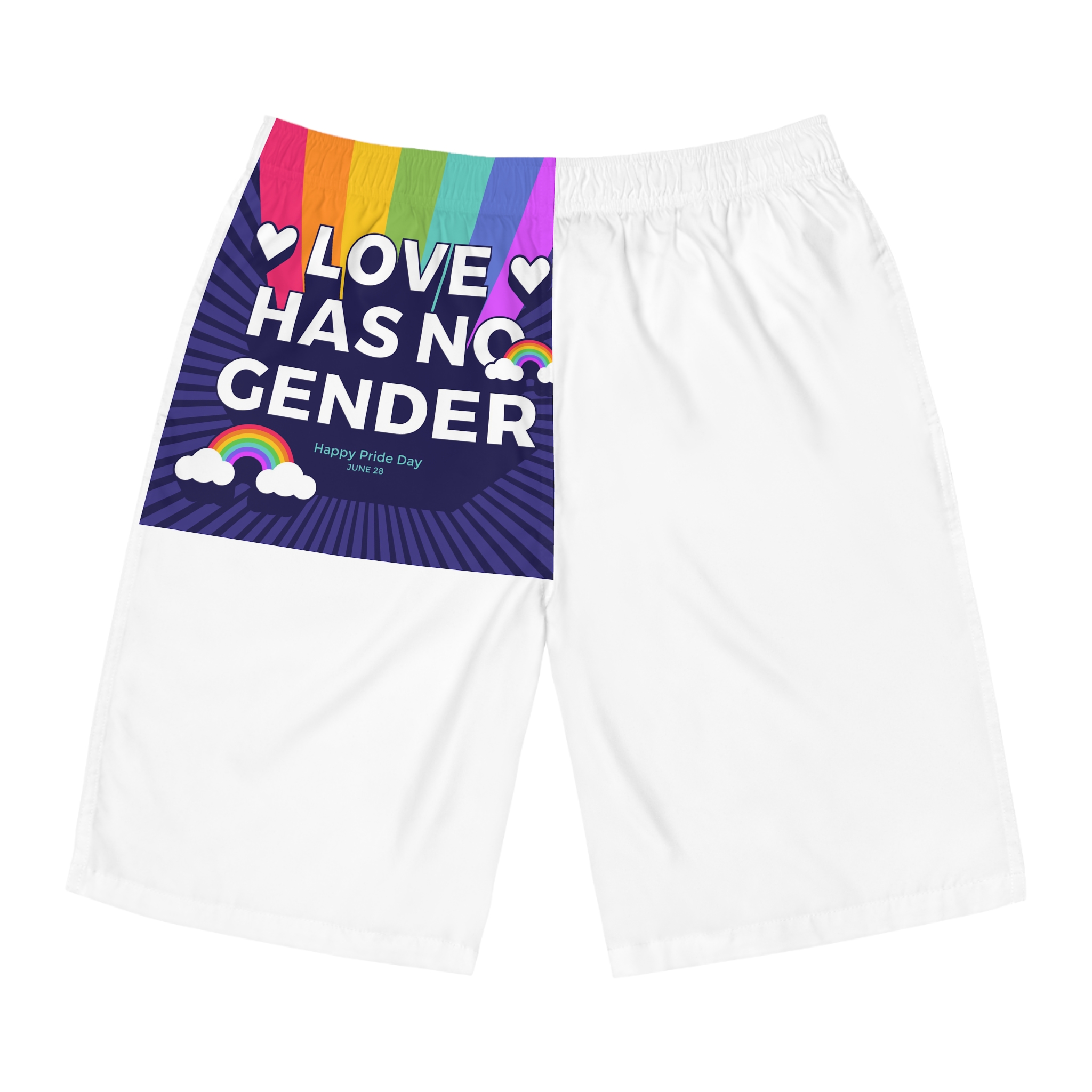 Pride Day Concept(3) Mens Board Shorts Aop