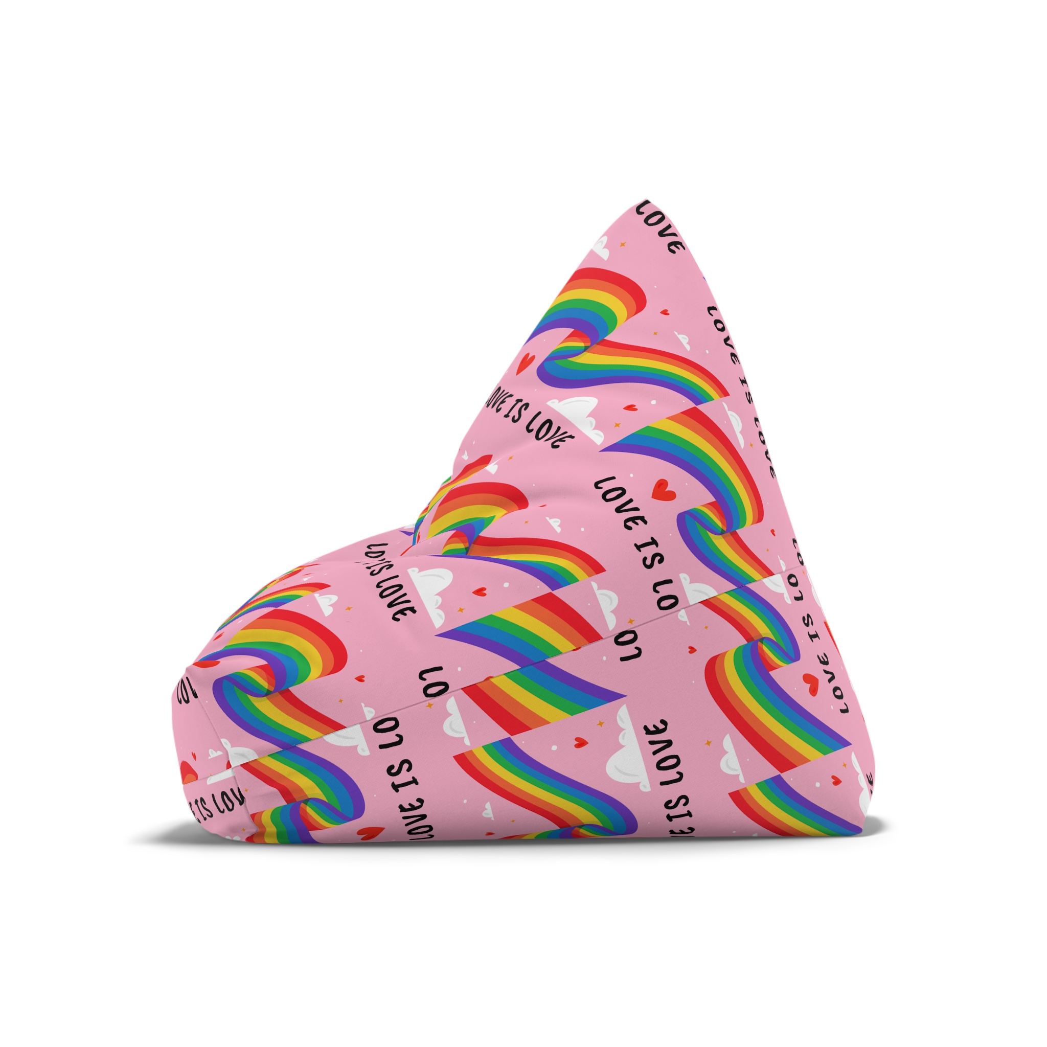 Colorful Flag Pride Day Bean Bag Chair Cover - Image 8