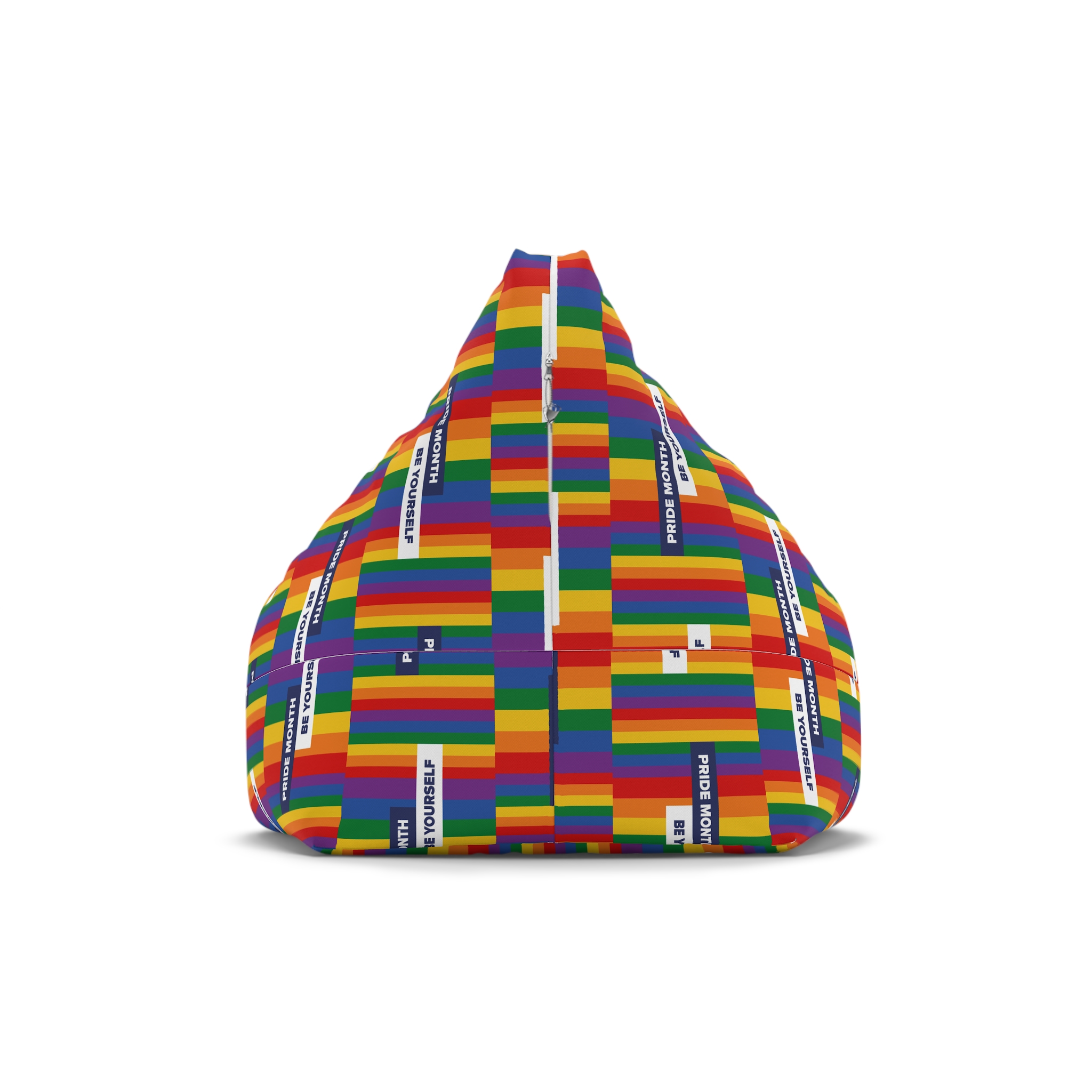 Lgbt Pride Month June Lesbian Gay Bisexual Transgender Lgbtq Flag Rainbow Vector2 Bean Bag Chair Cover - Image 2