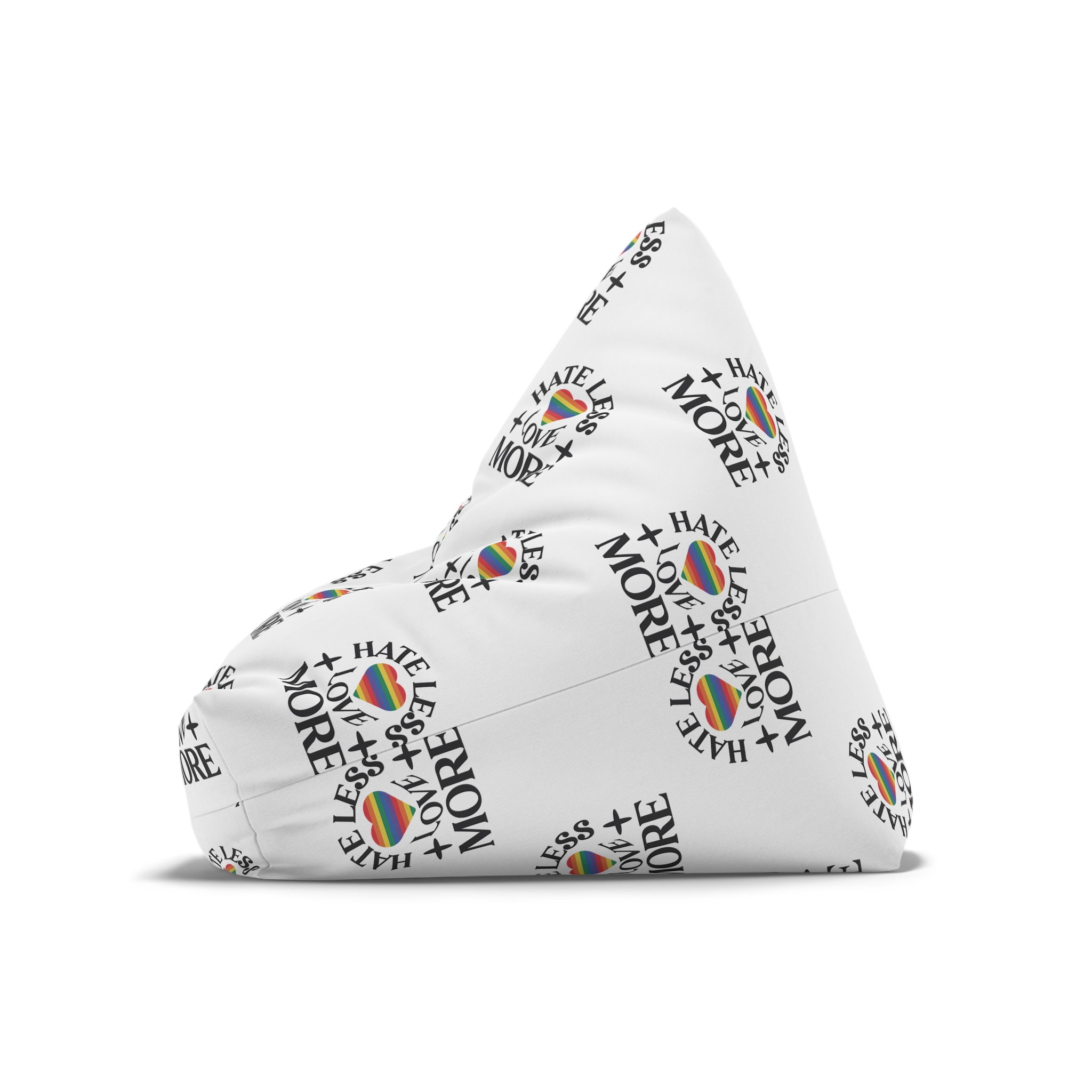 Lgbtq Pride Month Quote Eps Design Vector Pride Design Template(2) Bean Bag Chair Cover - Image 8