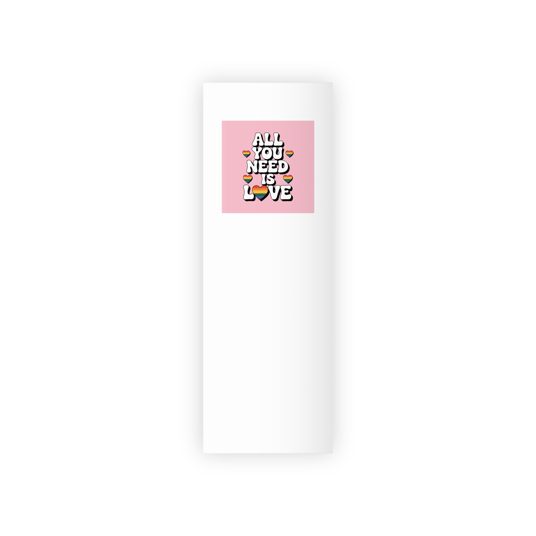 All You Need Is Love Pride Message Gift Wrapping Paper Rolls 1pc - Image 5